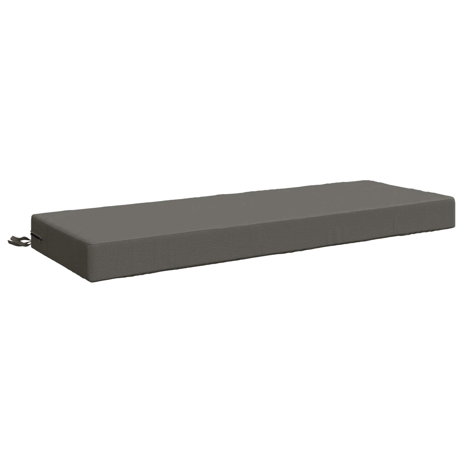 vidaXL Vankúš na chrbát SOEST 100% polyester Sivá 120 x 40 x 10 cm