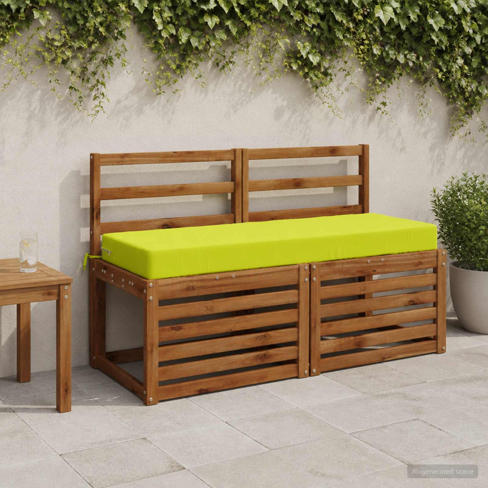 Zitkussen SOEST 100% Polyester Helder groen 120 x 40 x 10 cm image 1