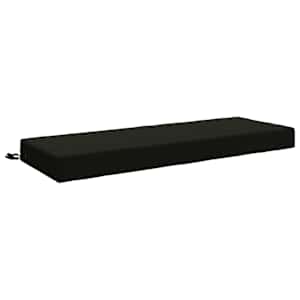 vidaXL Istmepadi SOEST 100% Pol&uuml;ester Must 120 x 40 x 10 cm