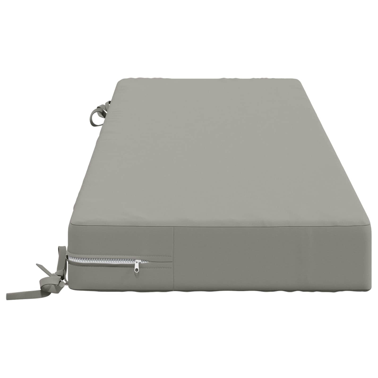 Zitkussen SOEST 100% Polyester Grijs 120 x 40 x 10 cm image 3