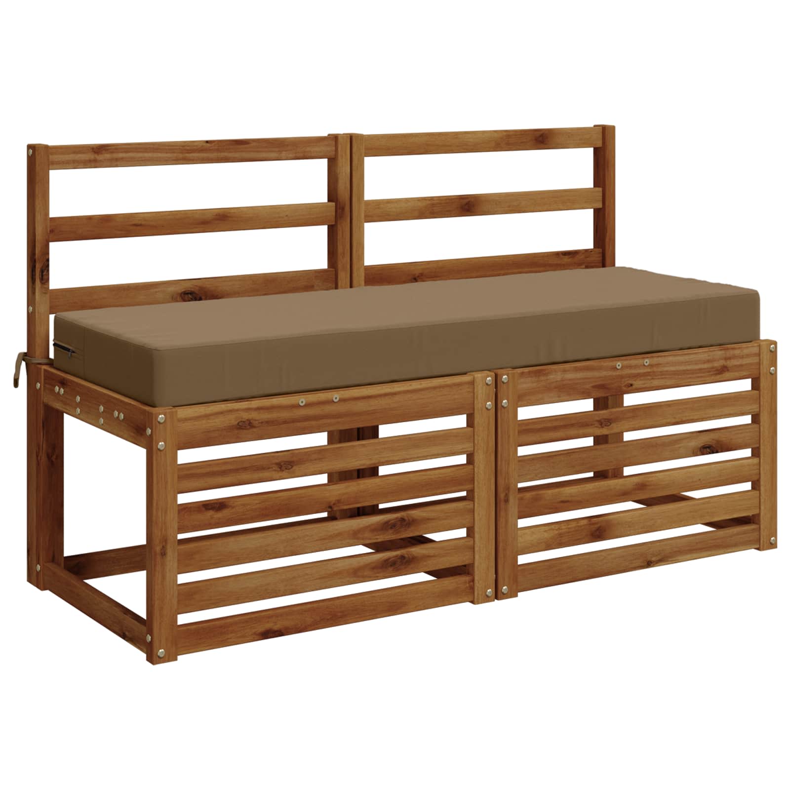 Zitkussen SOEST 100% Polyester Taupe 120 x 40 x 10 cm image 2