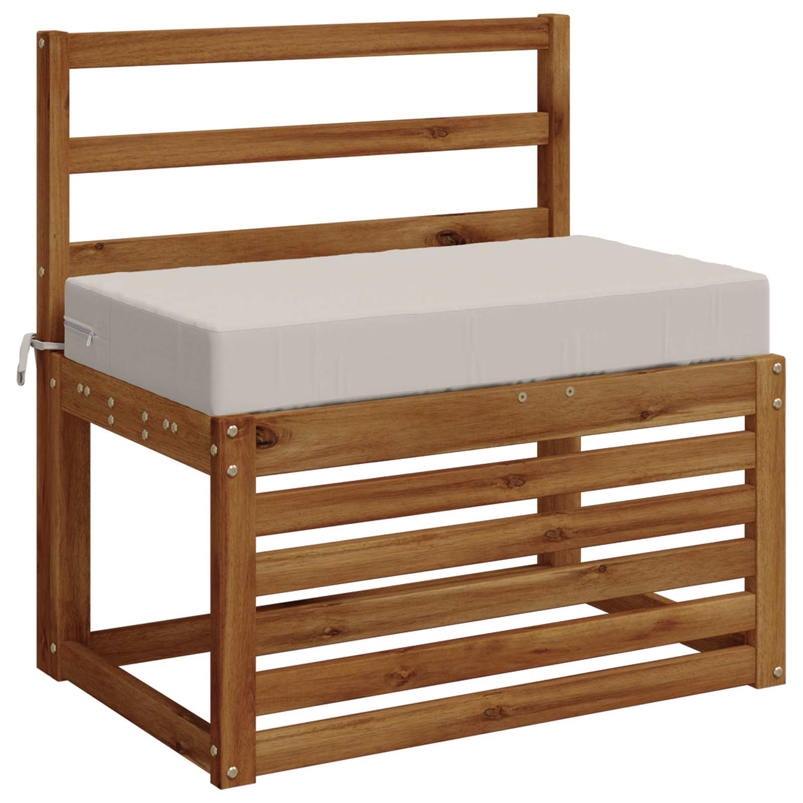 Zitkussen SOEST 100% Polyester Wit 70 x 40 x 10 cm image 2