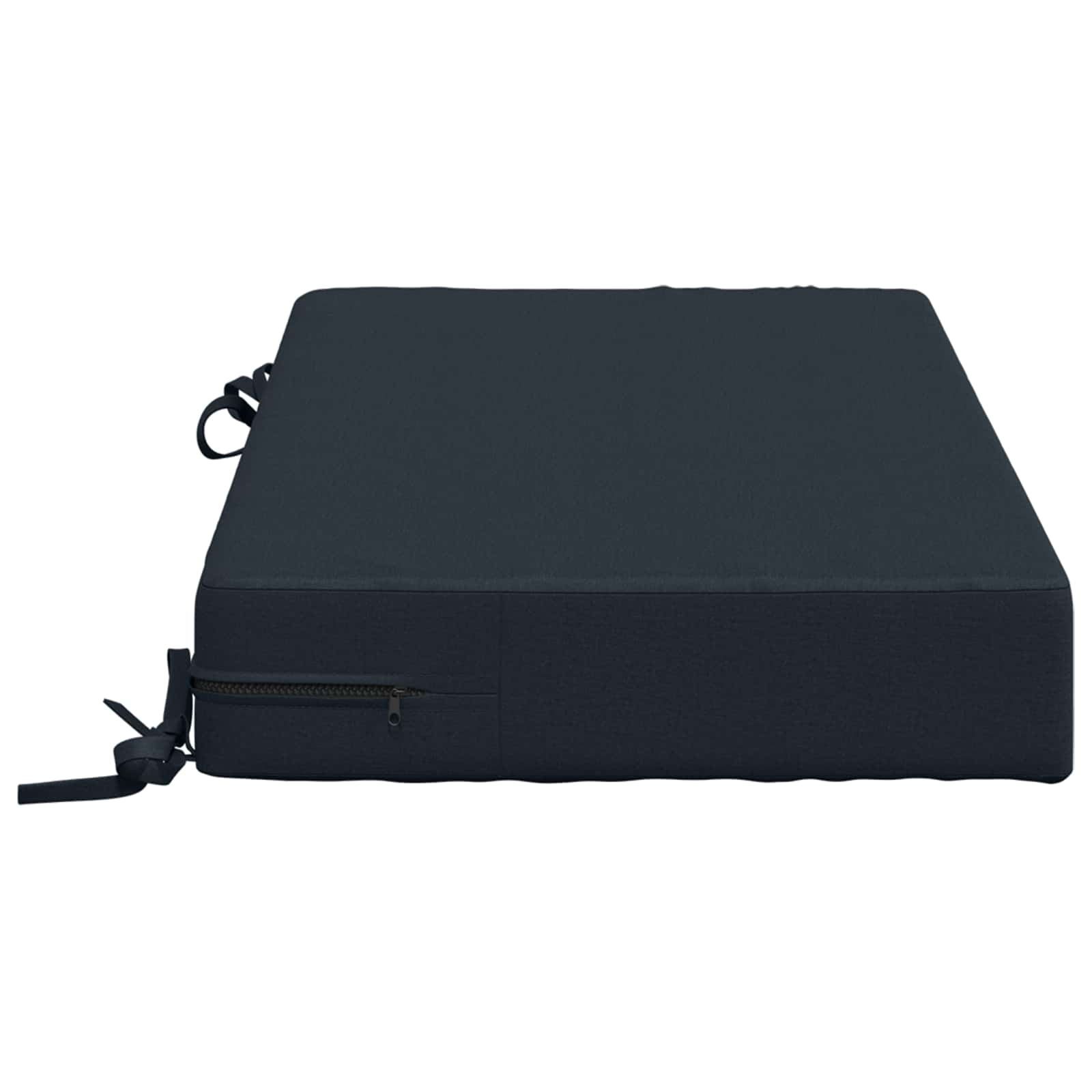 vidaXL Rugkussen SOEST 100% Polyester Donkerblauw 70 x 40 x 10 cm blauw, foto 4
