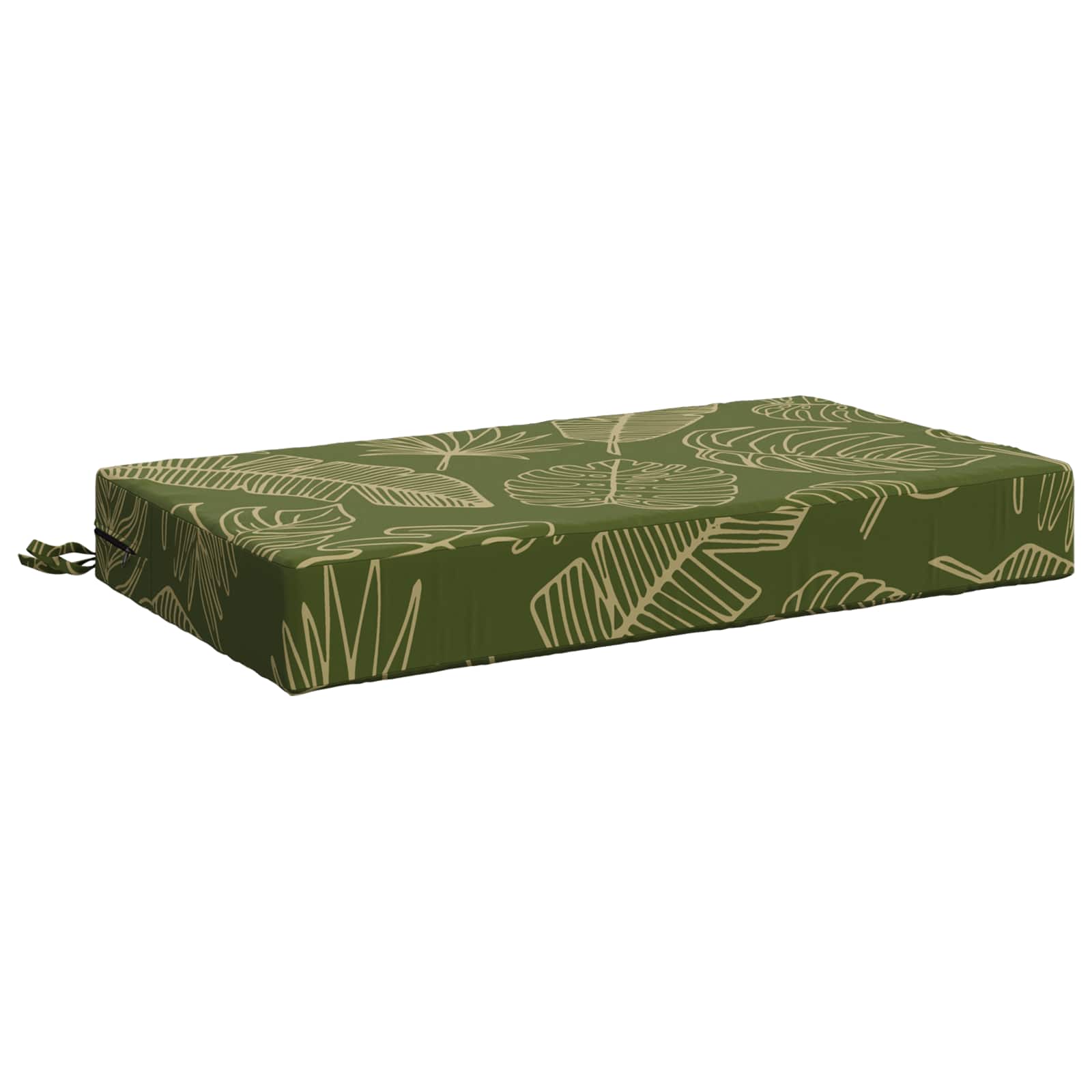 Zitkussen SOEST 100% Polyester Bladontwerp 70 x 40 x 10 cm image 1
