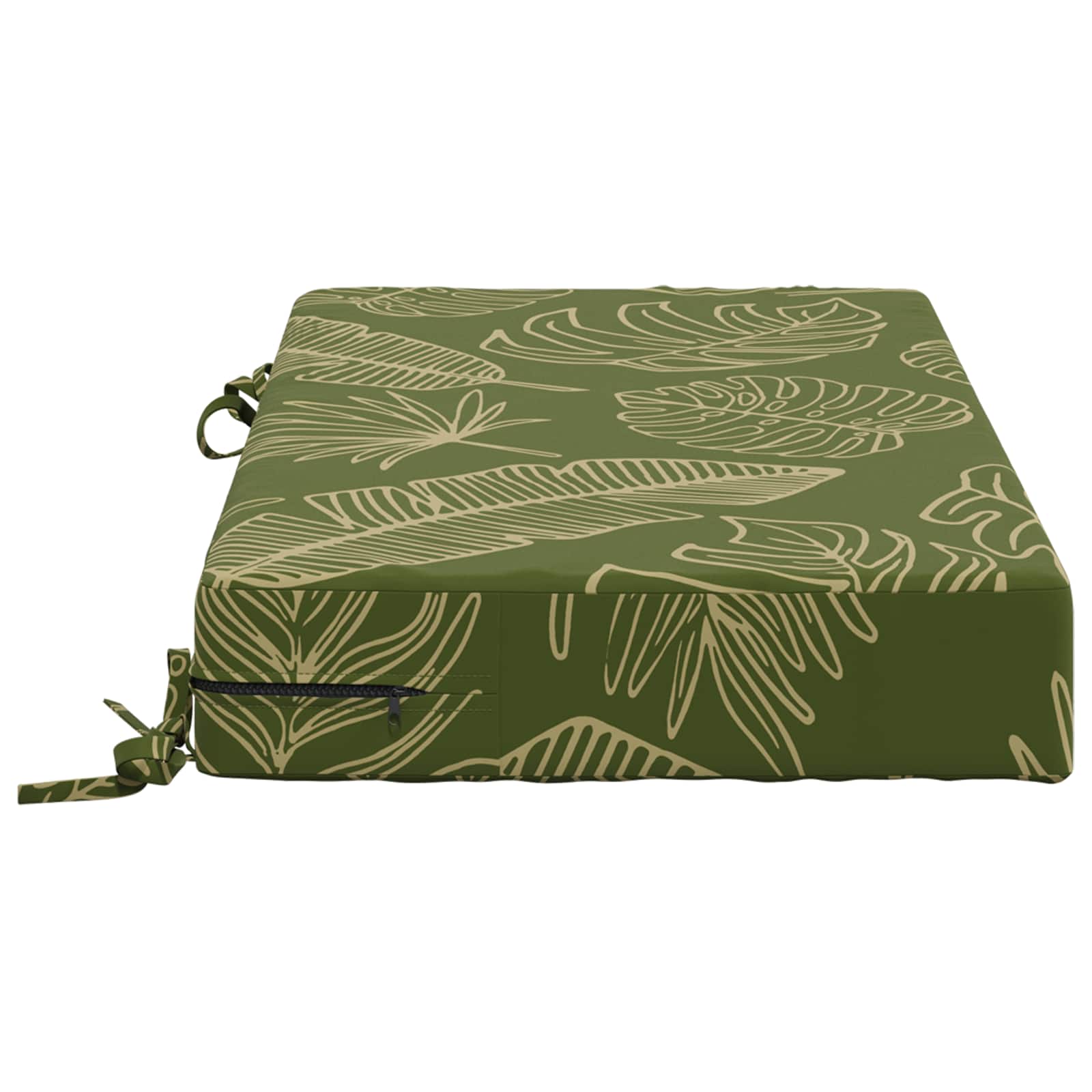Zitkussen SOEST 100% Polyester Bladontwerp 70 x 40 x 10 cm image 3