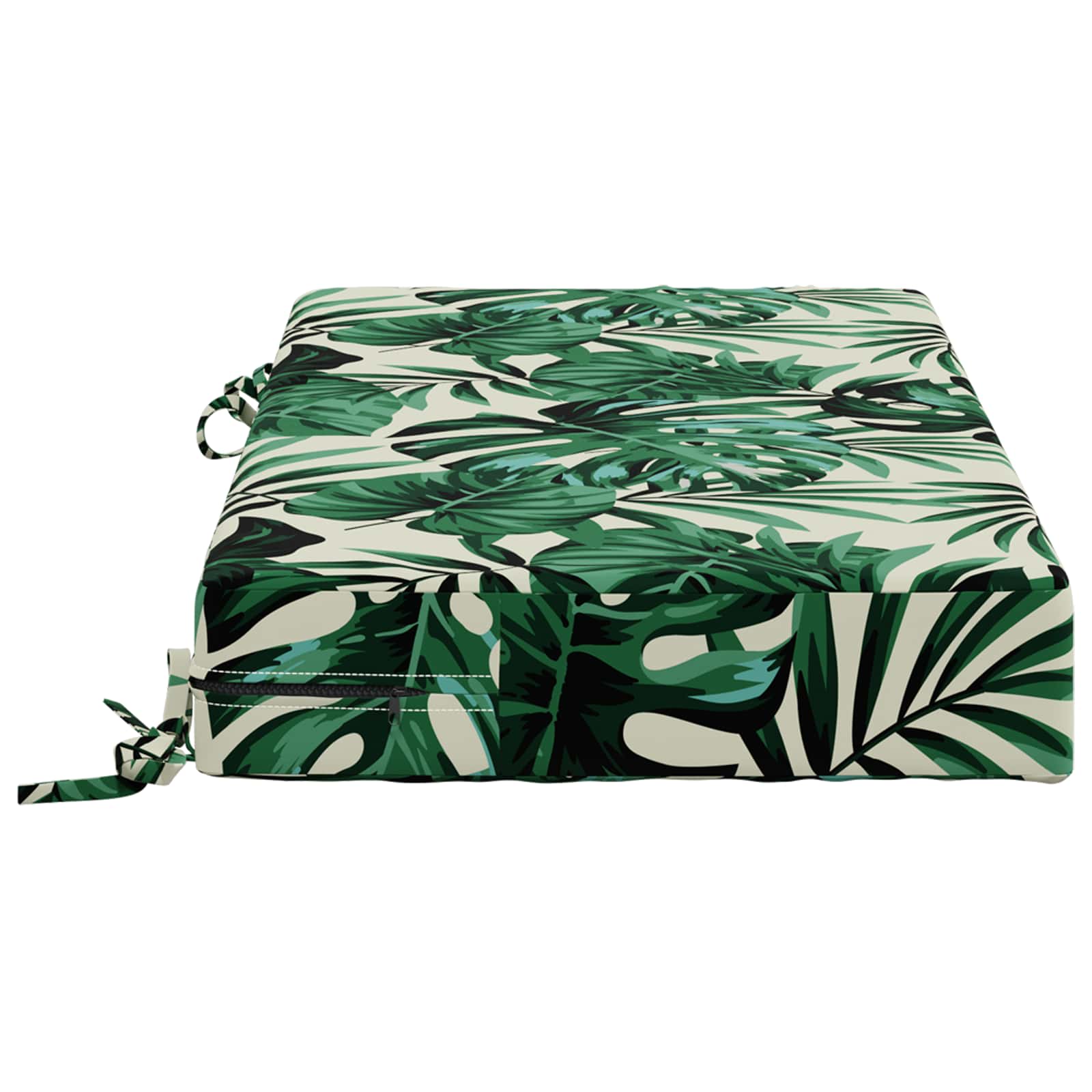Zitkussen SOEST 100% Polyester Bladpatroon 70 x 40 x 10 cm image 4