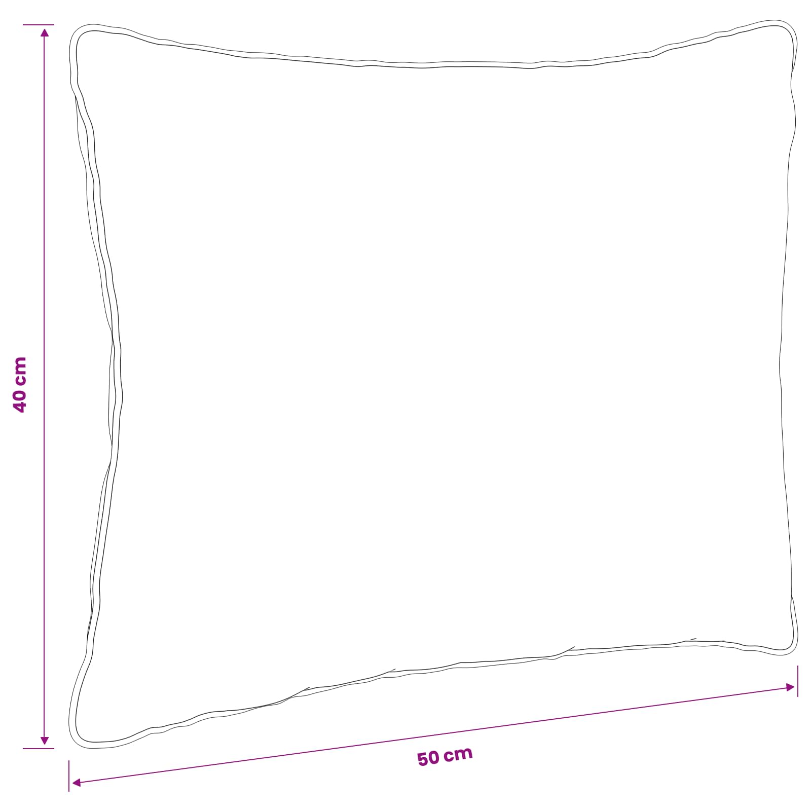 1-Delig Rugkussen PUTTEN 100% Polyester Rood 50 x 40 x 15 cm image 7