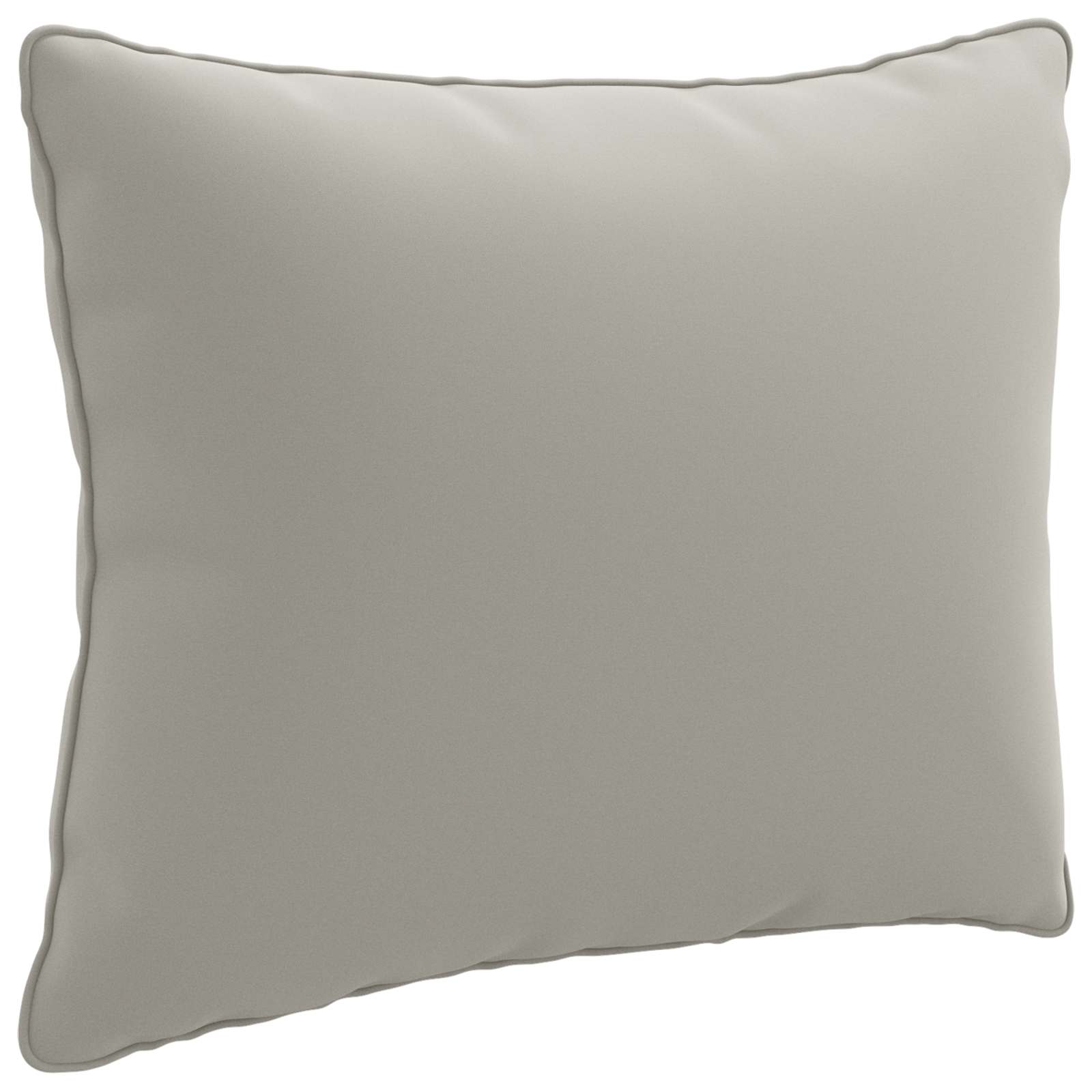 1-Delig Rugkussen PUTTEN 100% Polyester Grijs 50 x 40 x 15 cm image 1