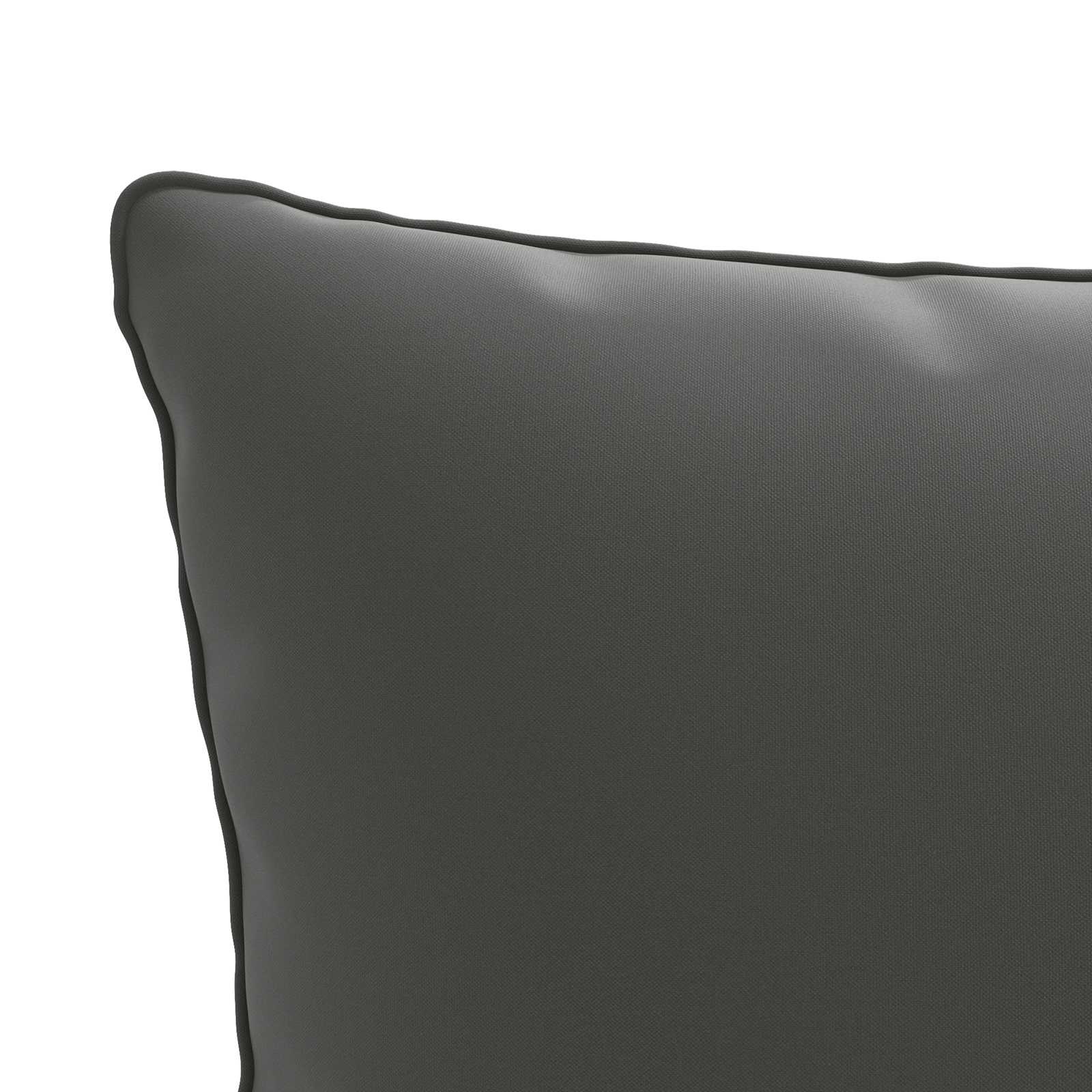 1-Delig Rugkussen PUTTEN 100% Polyester Antraciet image 5