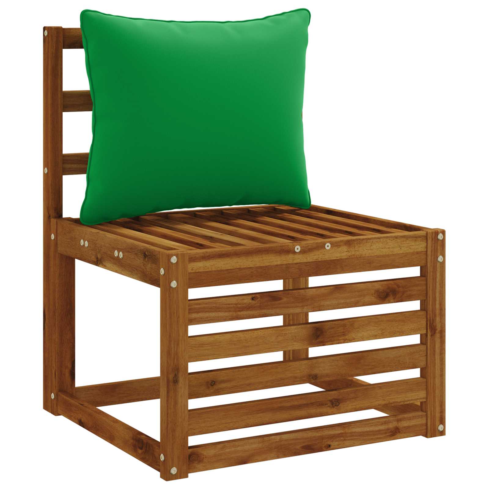 1-Delig Rugkussen PUTTEN 100% Polyester Groen 60 x 40 x 15 cm image 3