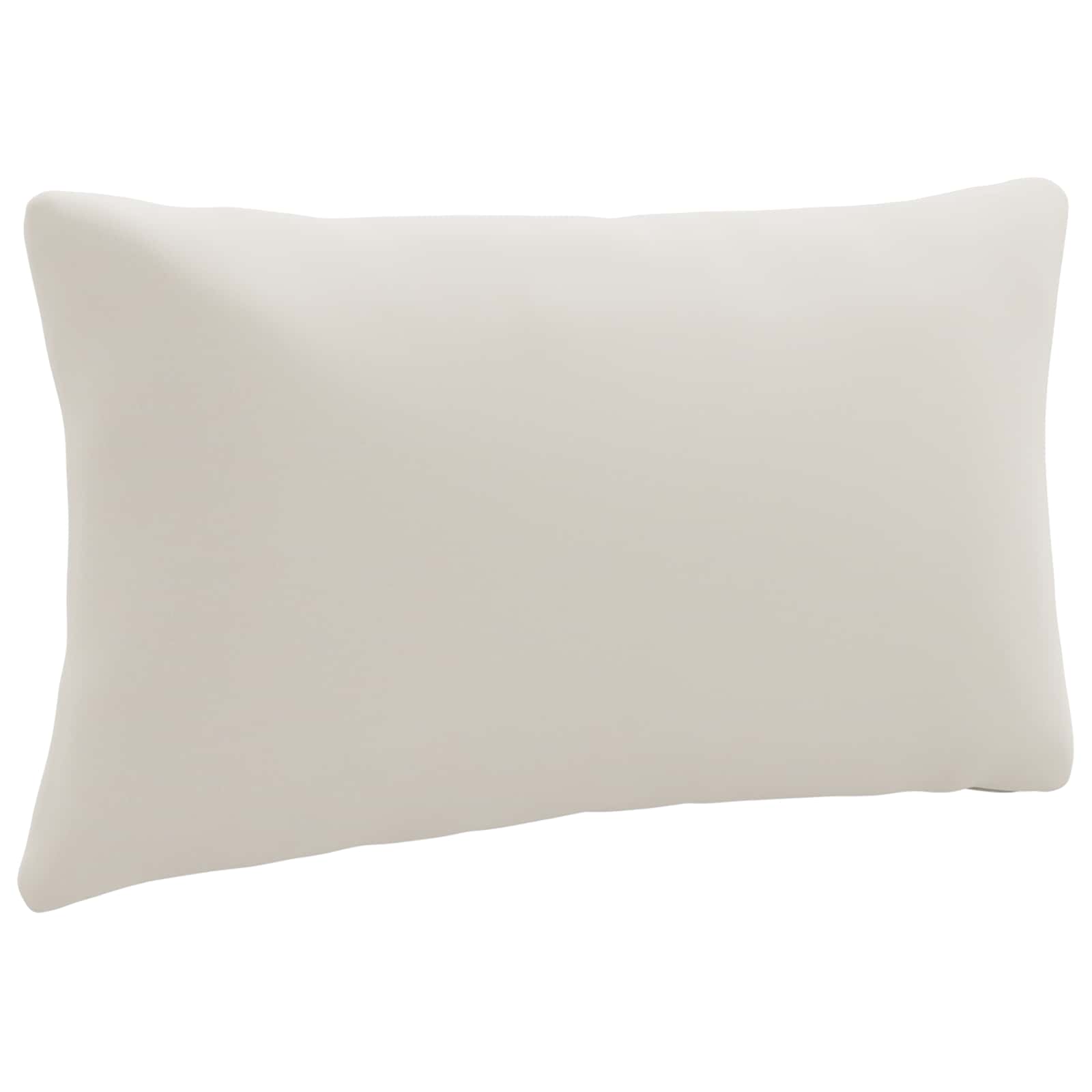 1-Delig Rugkussen PUTTEN 100% Polyester Wit 70 x 40 x 15 cm image 2