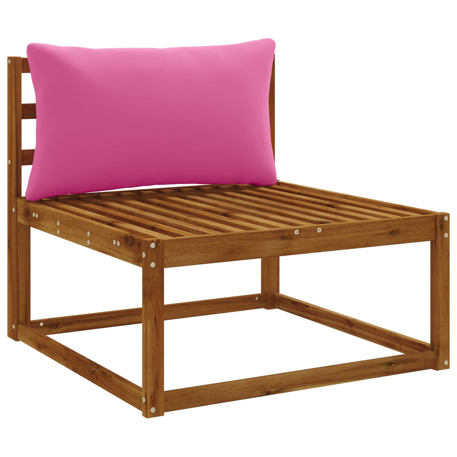 1-Delig Rugkussen PUTTEN 100% Polyester Roze 70 x 40 x 15 cm image 2