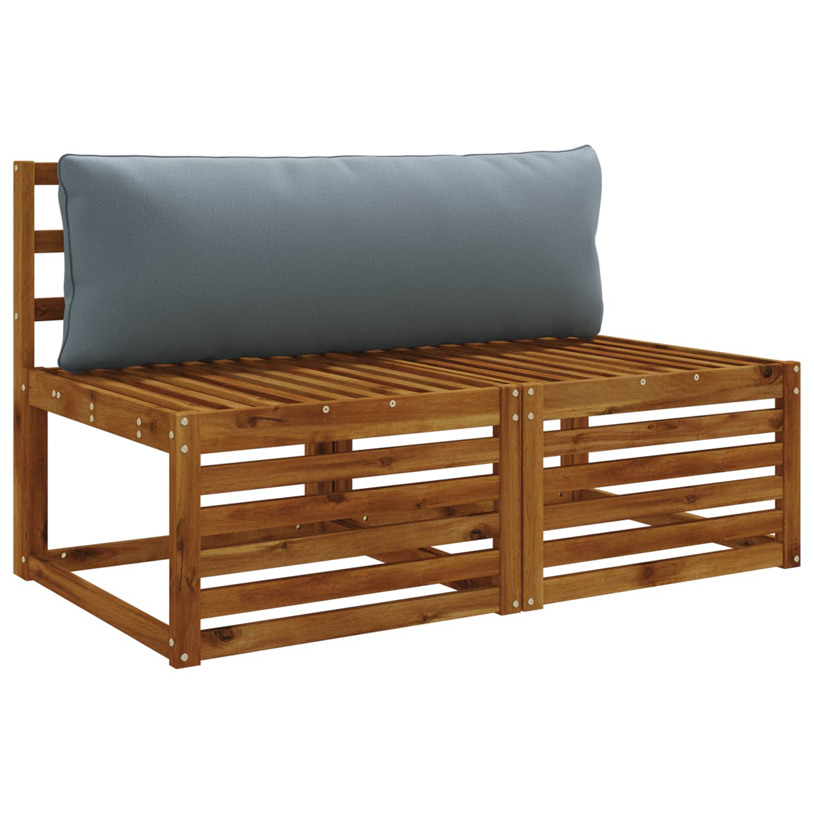 1-Delig Rugkussen PUTTEN 100% Polyester Blauw 120 x 40 x 15 cm image 3