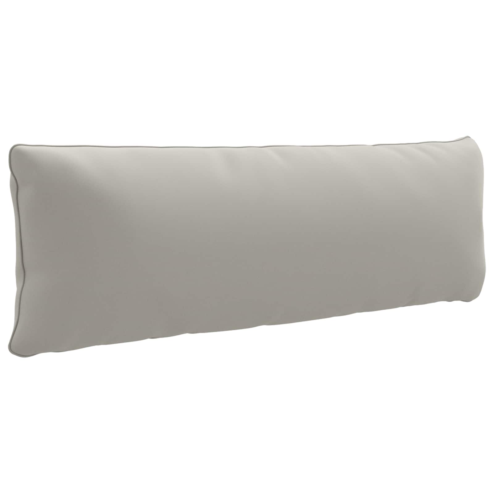 vidaXL Vankúš na chrbát PUTTEN 100% polyester Sivá 120 x 40 x 15 cm
