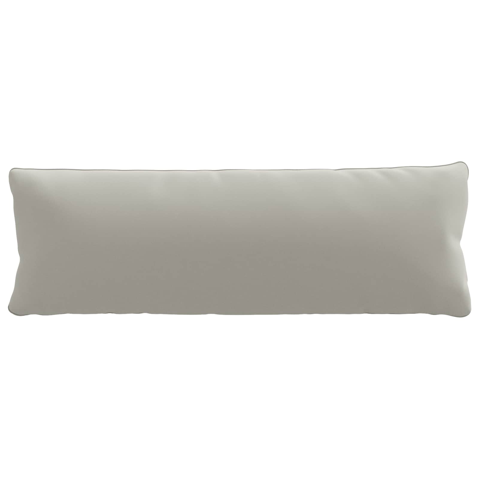 vidaXL Rugkussen PUTTEN 100% Polyester Grijs 120 x 40 x 15 cm, foto 4