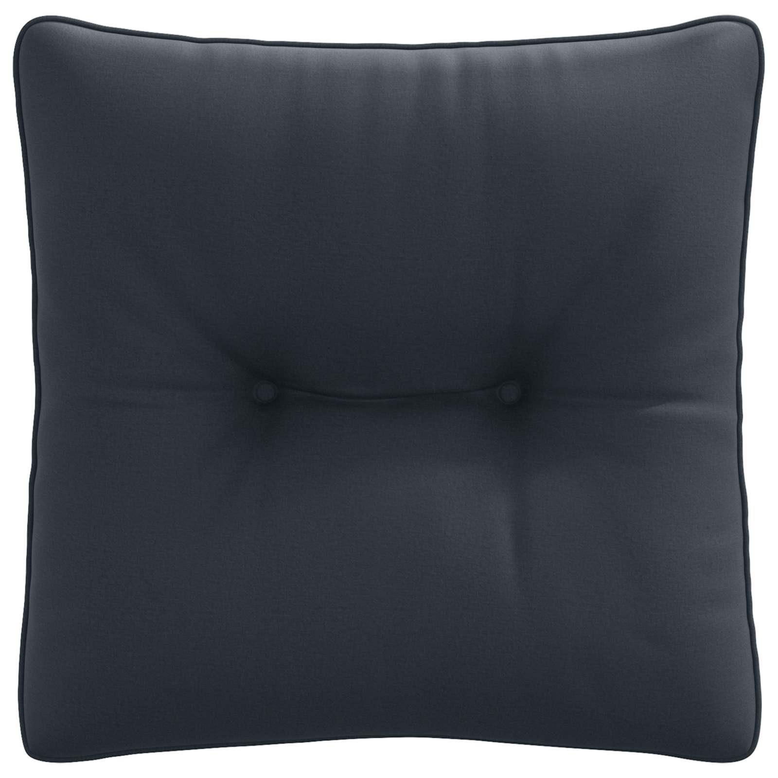 vidaXL Rugkussen PUTTEN 100% Polyester Donkerblauw 40 x 40 x 10 cm blauw, foto 4