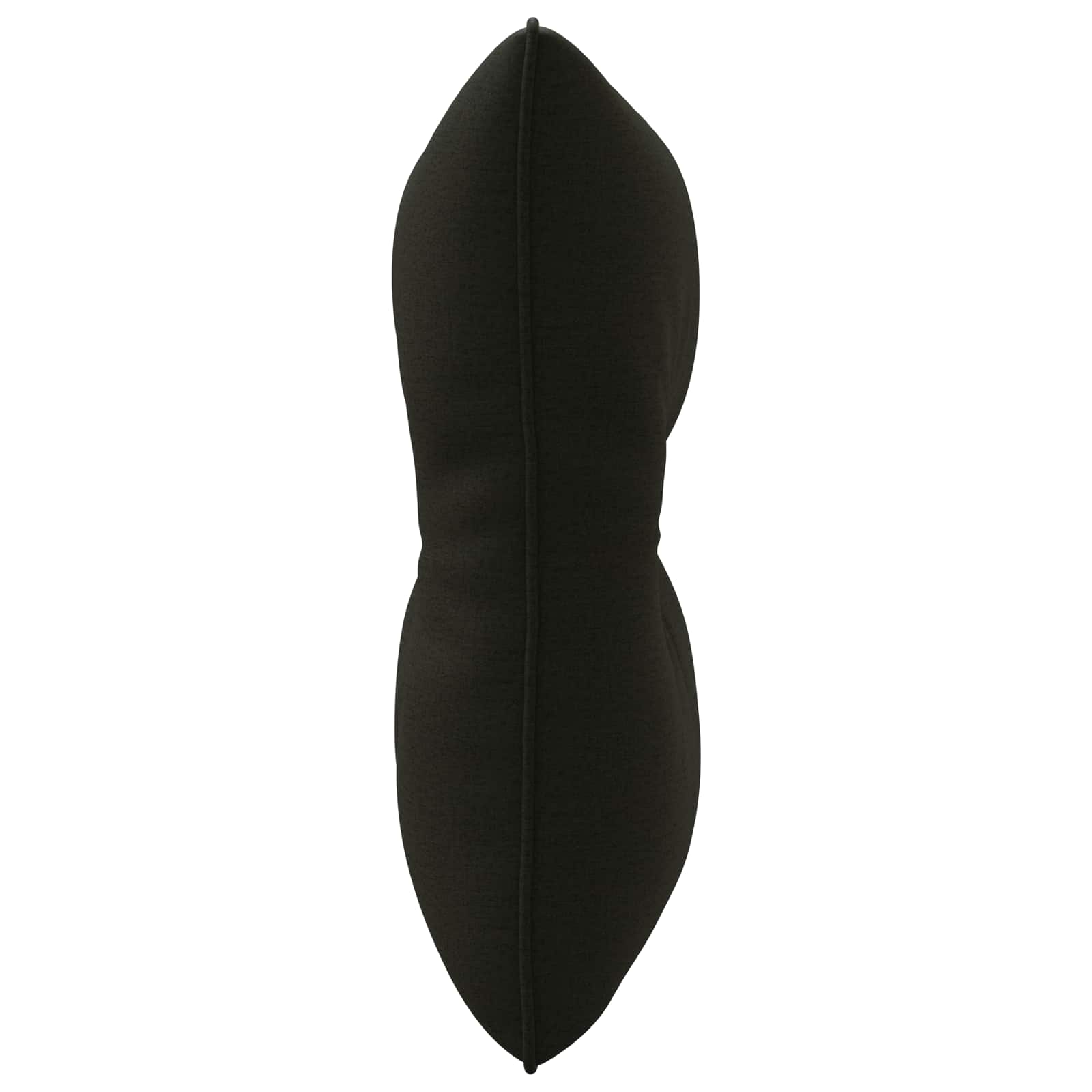 Hrbtna blazina PUTTEN 100% poliester Črna 40 x 40 x 10 cm