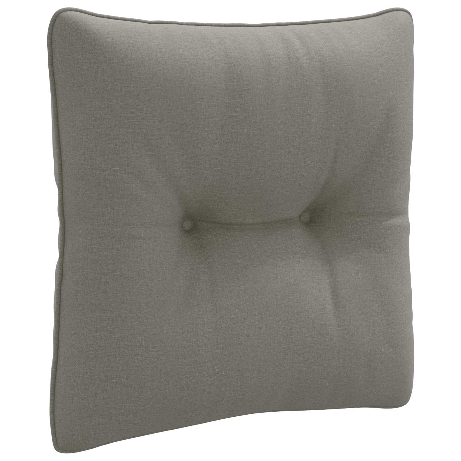 vidaXL Vankúš na chrbát PUTTEN 100% polyester Sivá 40 x 40 x 10 cm