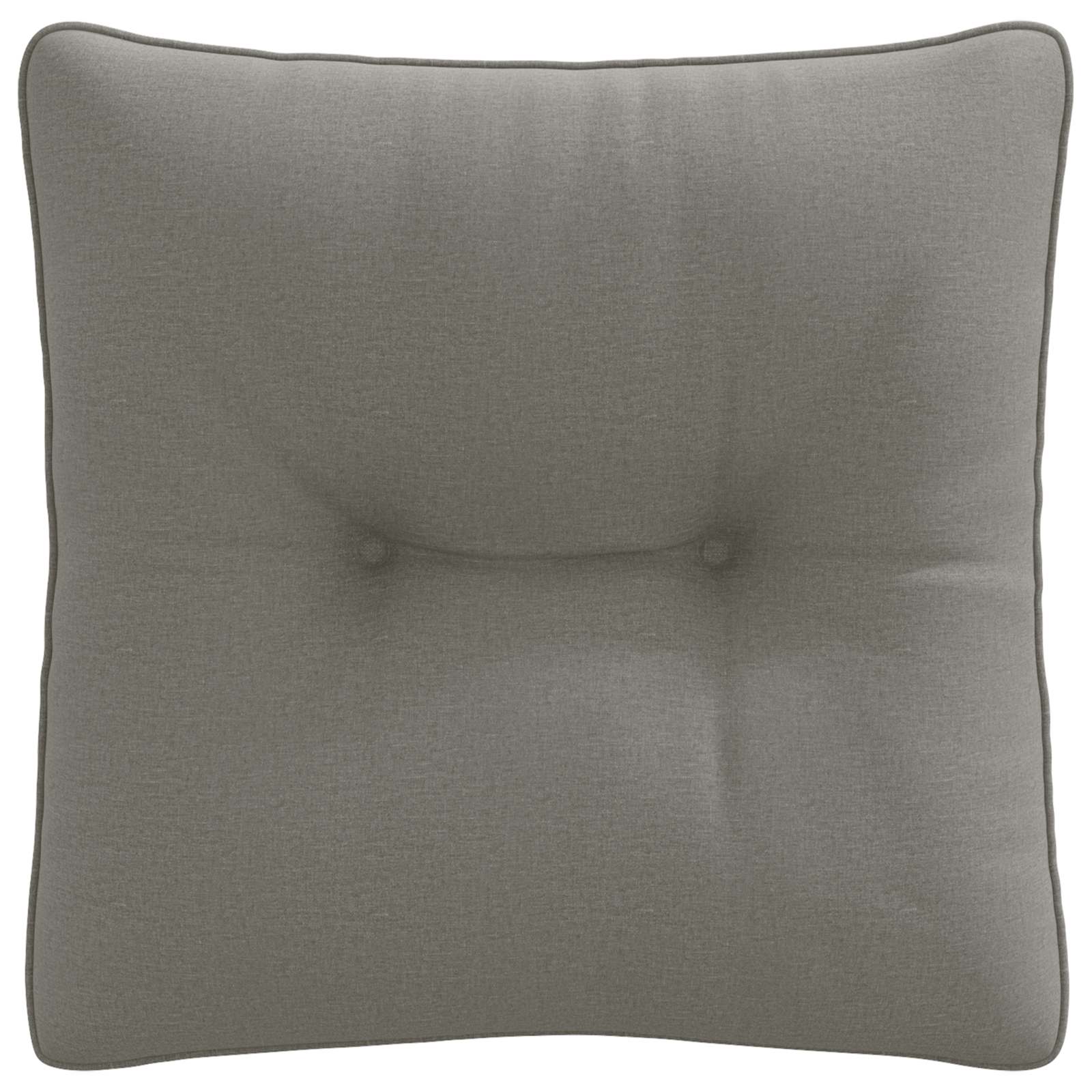 vidaXL Rugkussen PUTTEN 100% Polyester Grijs 40 x 40 x 10 cm, foto 4