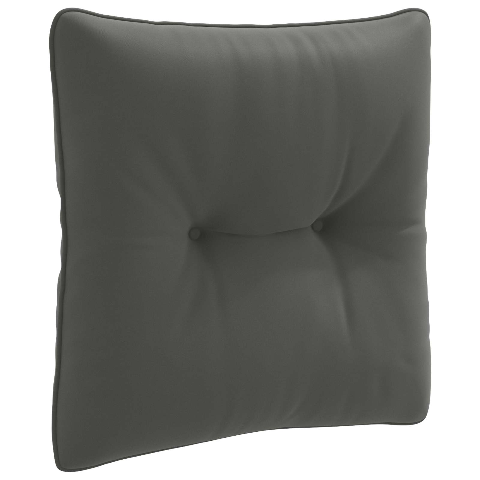 Rugkussen PUTTEN 100% Polyester Antraciet 40 x 40 x 10 cm image 2