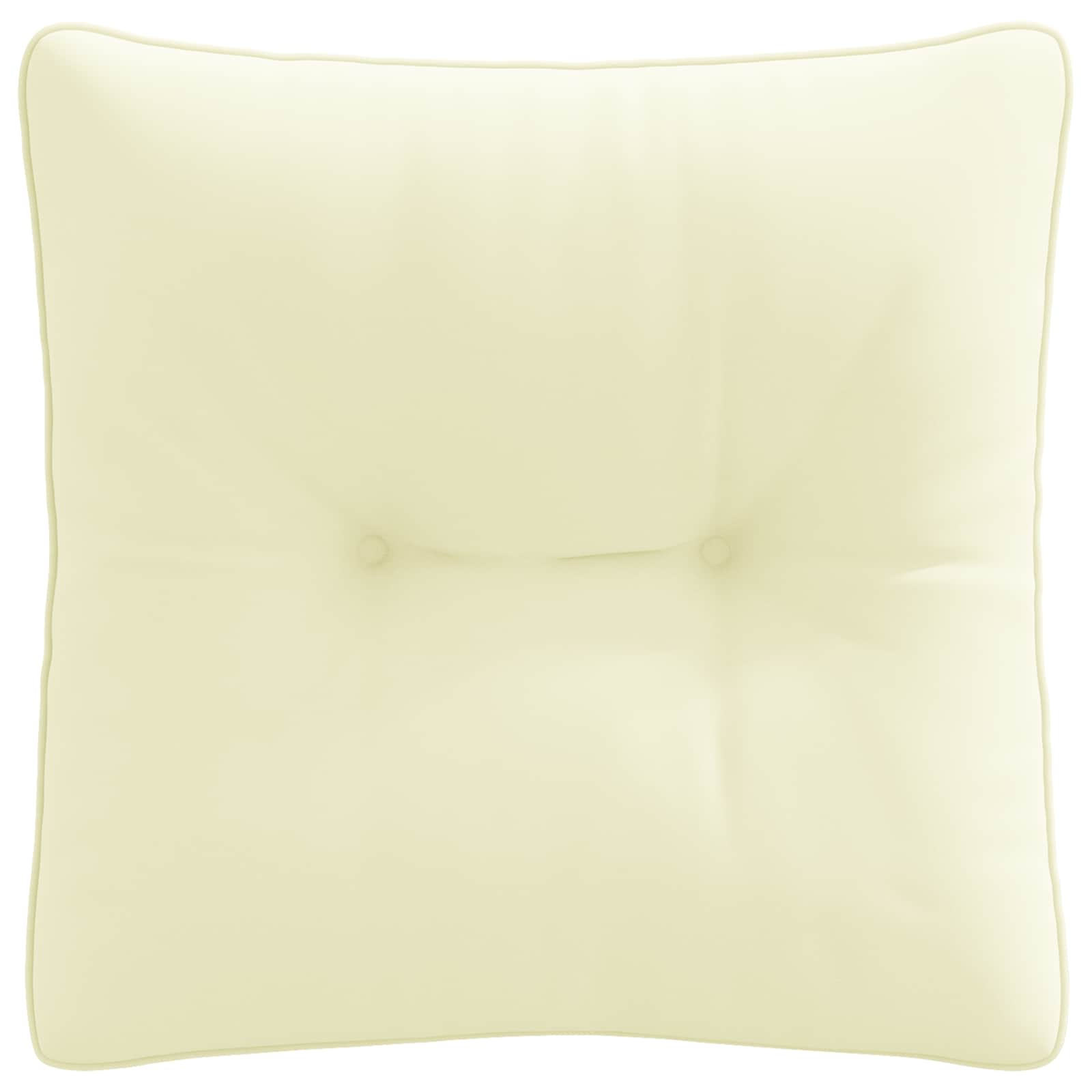 vidaXL Rugkussen PUTTEN 100% Polyester Crèmekleurig 40 x 40 x 10 cm, foto 4
