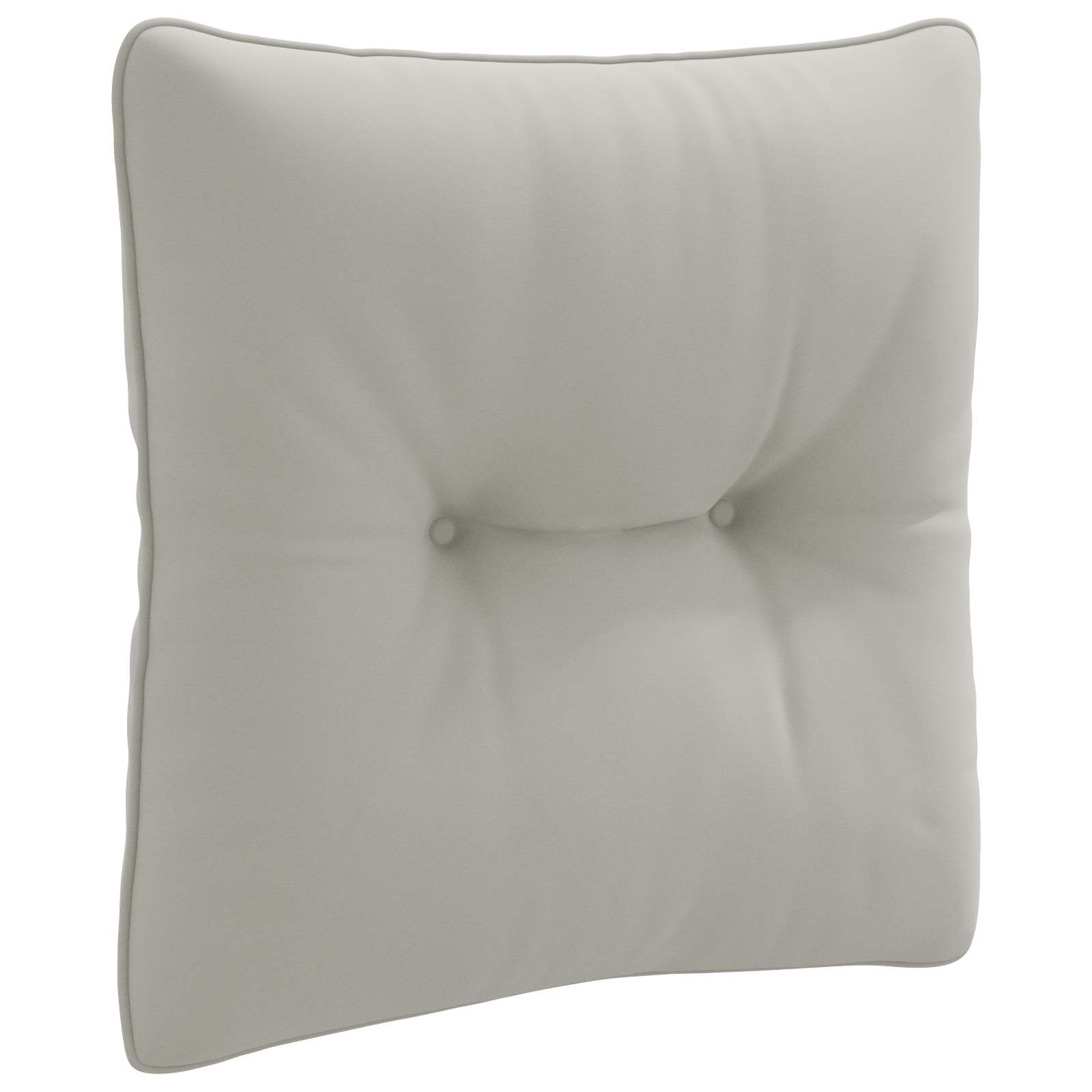 vidaXL Vankúš na chrbát PUTTEN 100% polyester Sivá 40 x 40 x 10 cm