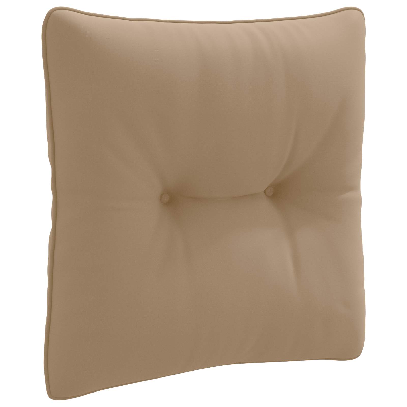 vidaXL Vankúš na chrbát PUTTEN 100% polyester Sivohnedá