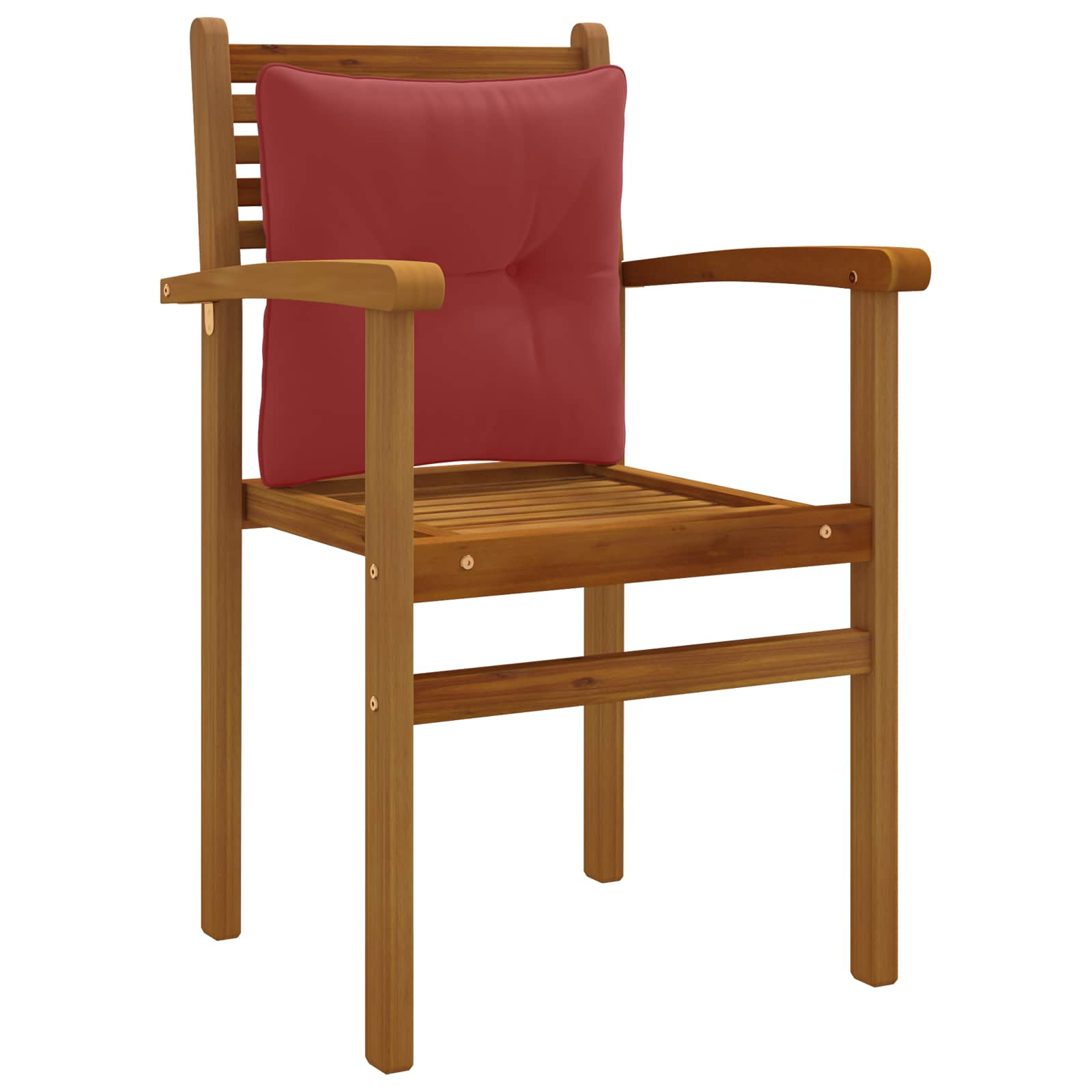 Rugkussen PUTTEN 100% Polyester Wijnrood 40 x 40 x 10 cm image 3