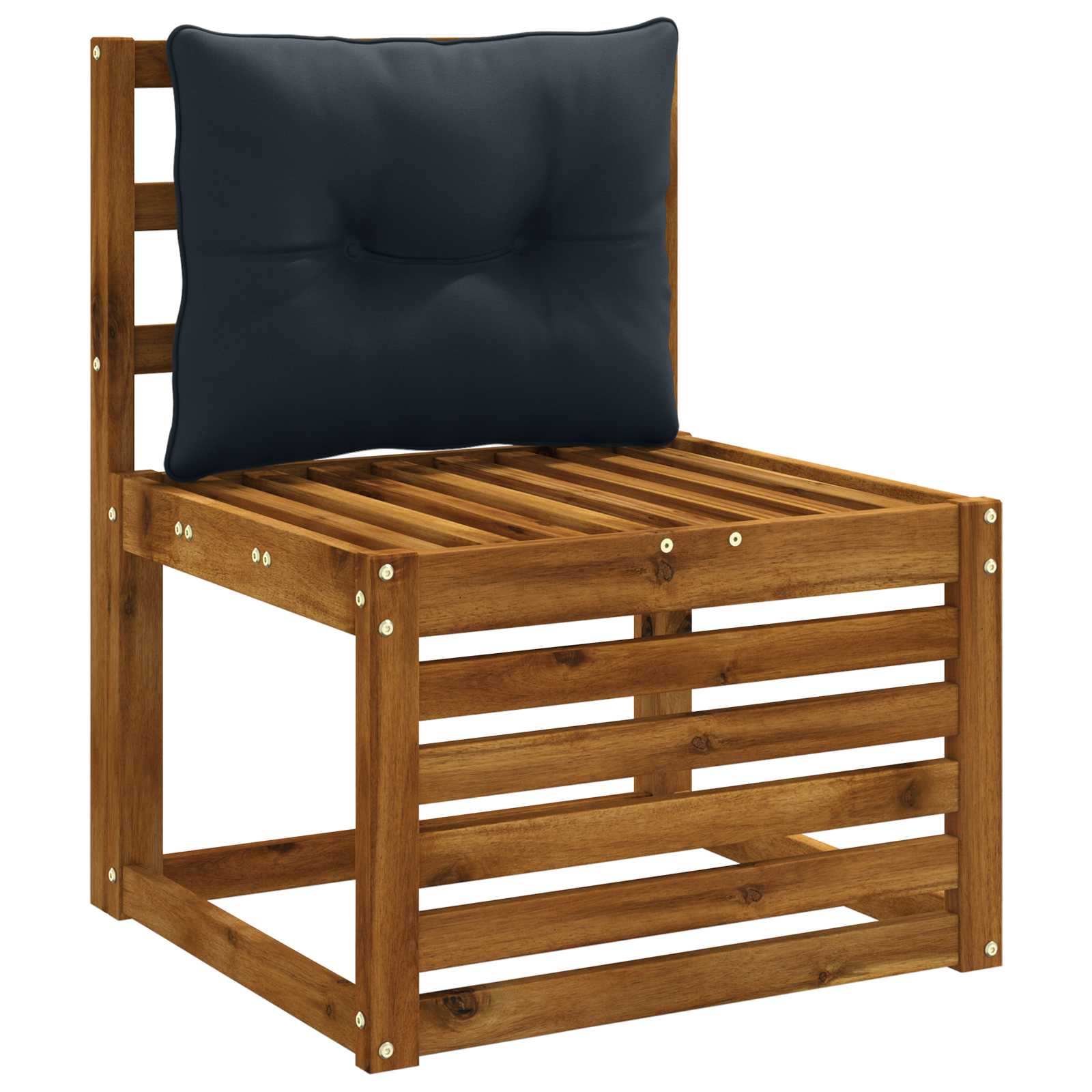 Rugkussen PUTTEN 100% Polyester Donkerblauw 50 x 40 x 10 cm image 3