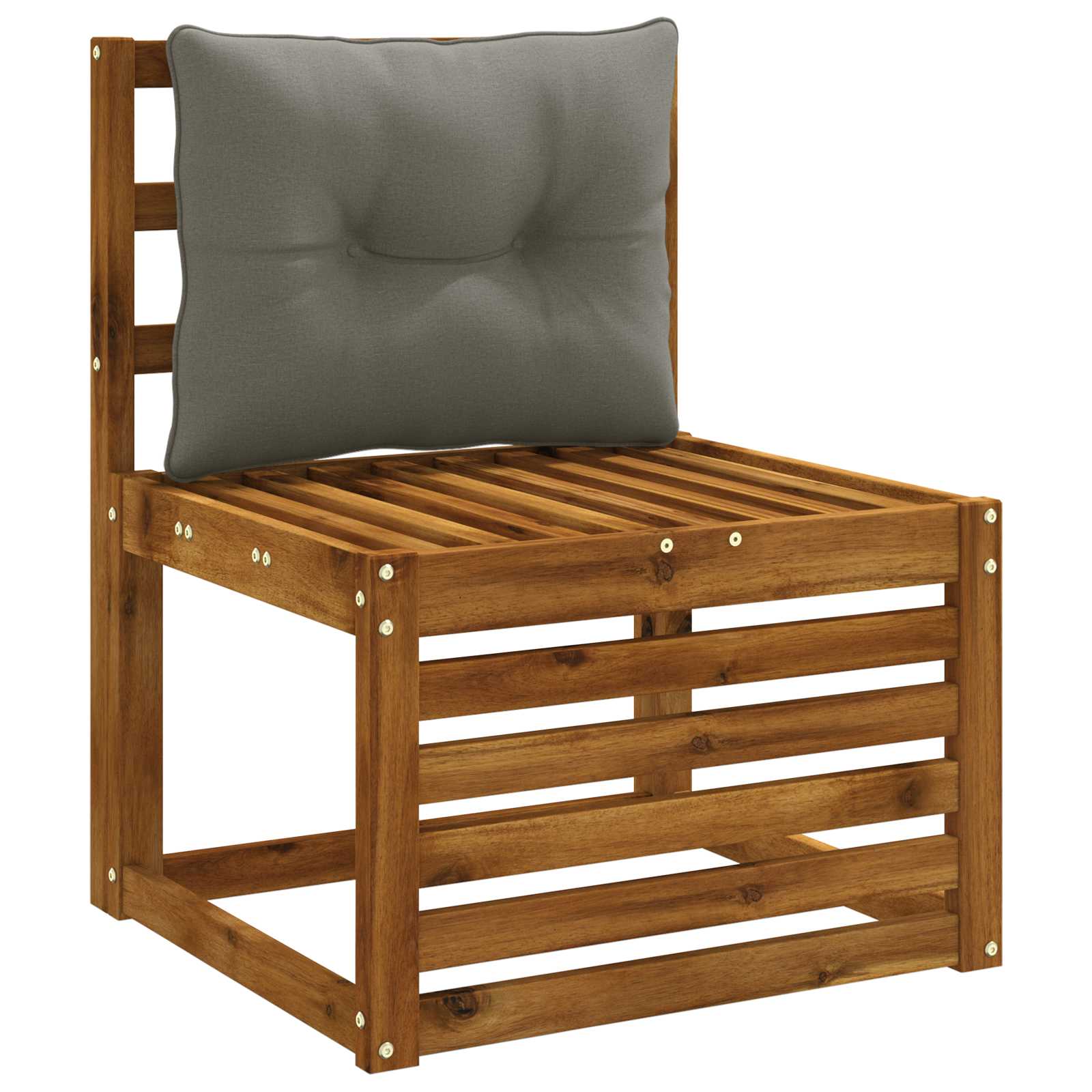 Rugkussen PUTTEN 100% Polyester Grijs 50 x 40 x 10 cm image 3