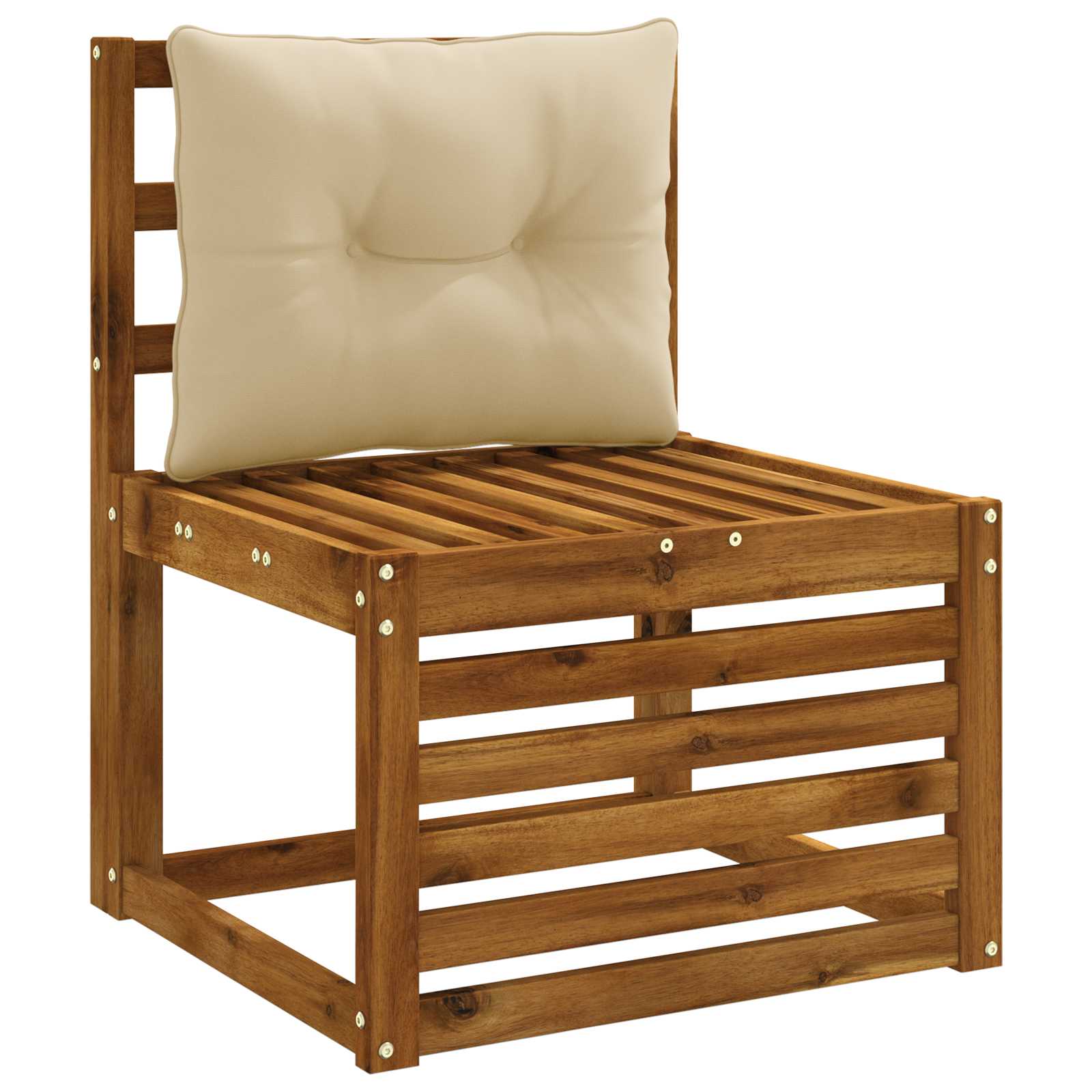 Rugkussen PUTTEN 100% Polyester Beige 50 x 40 x 10 cm image 3