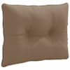 vidaXL Seljapadi PUTTEN 100% Pol&uuml;ester Pruunikashall 60 x 40 x 10 cm
