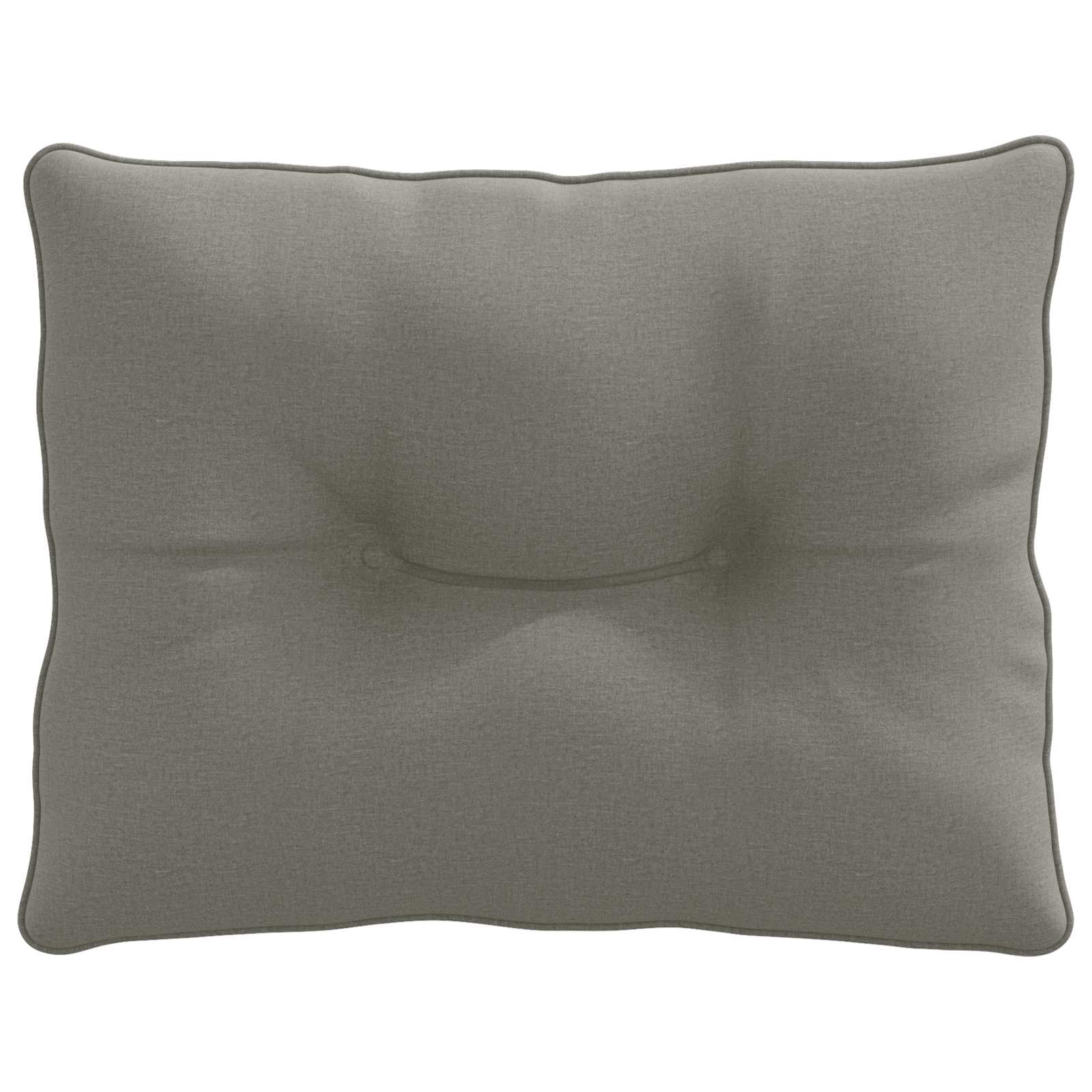 vidaXL Rugkussen PUTTEN 100% Polyester Grijs 60 x 40 x 10 cm, foto 4
