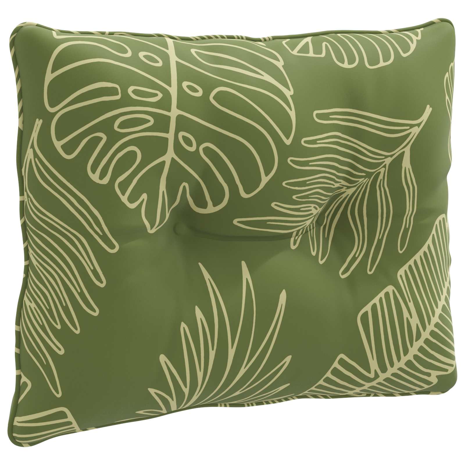 Rugkussen PUTTEN 100% Polyester Bladontwerp 60 x 40 x 10 cm image 2