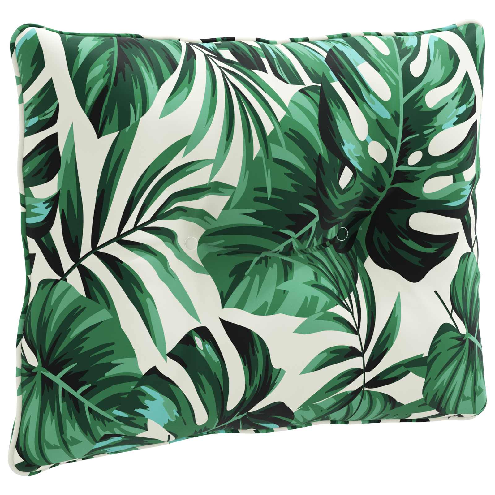 Rugkussen PUTTEN 100% Polyester Bladpatroon 60 x 40 x 10 cm image 2