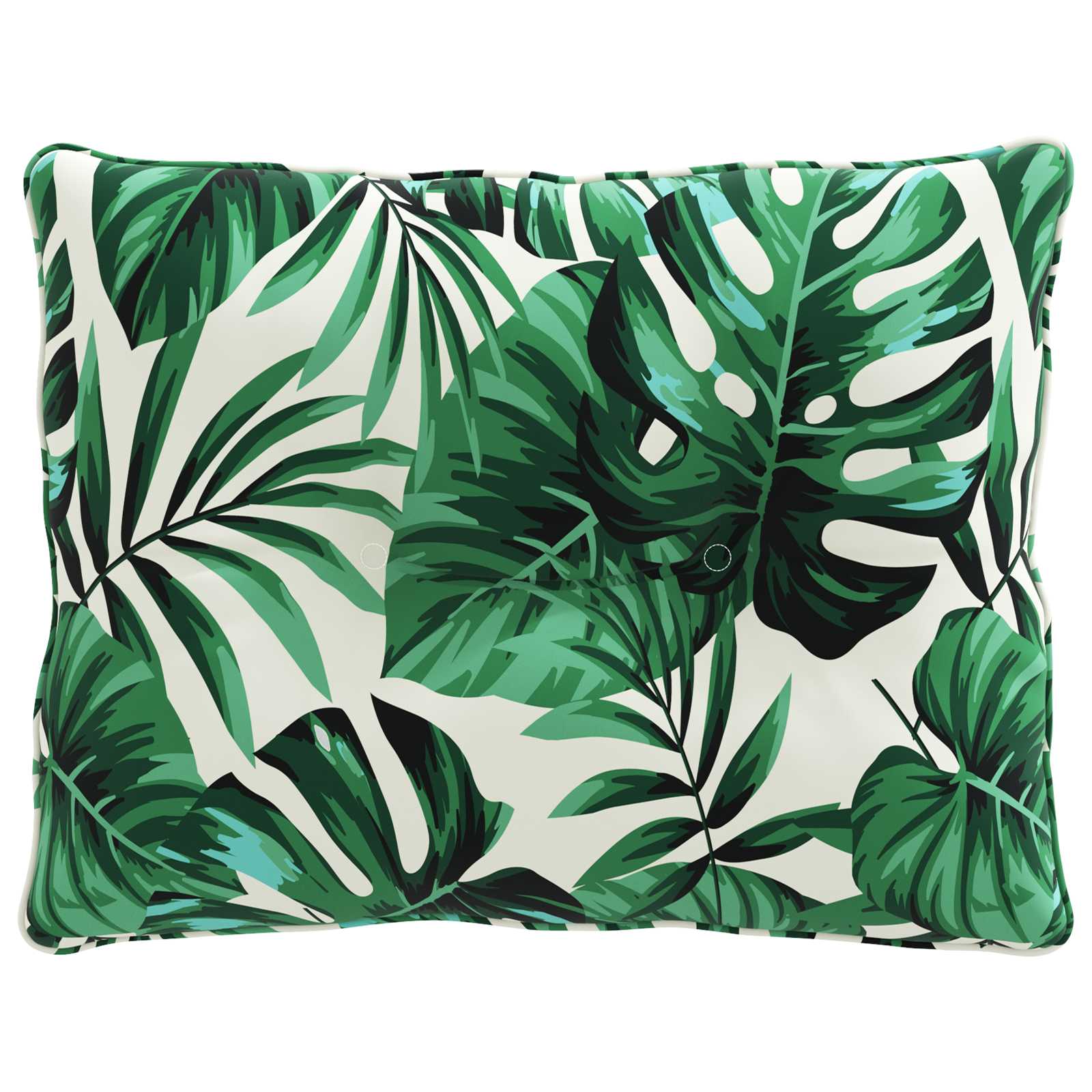 Rugkussen PUTTEN 100% Polyester Bladpatroon 60 x 40 x 10 cm image 4