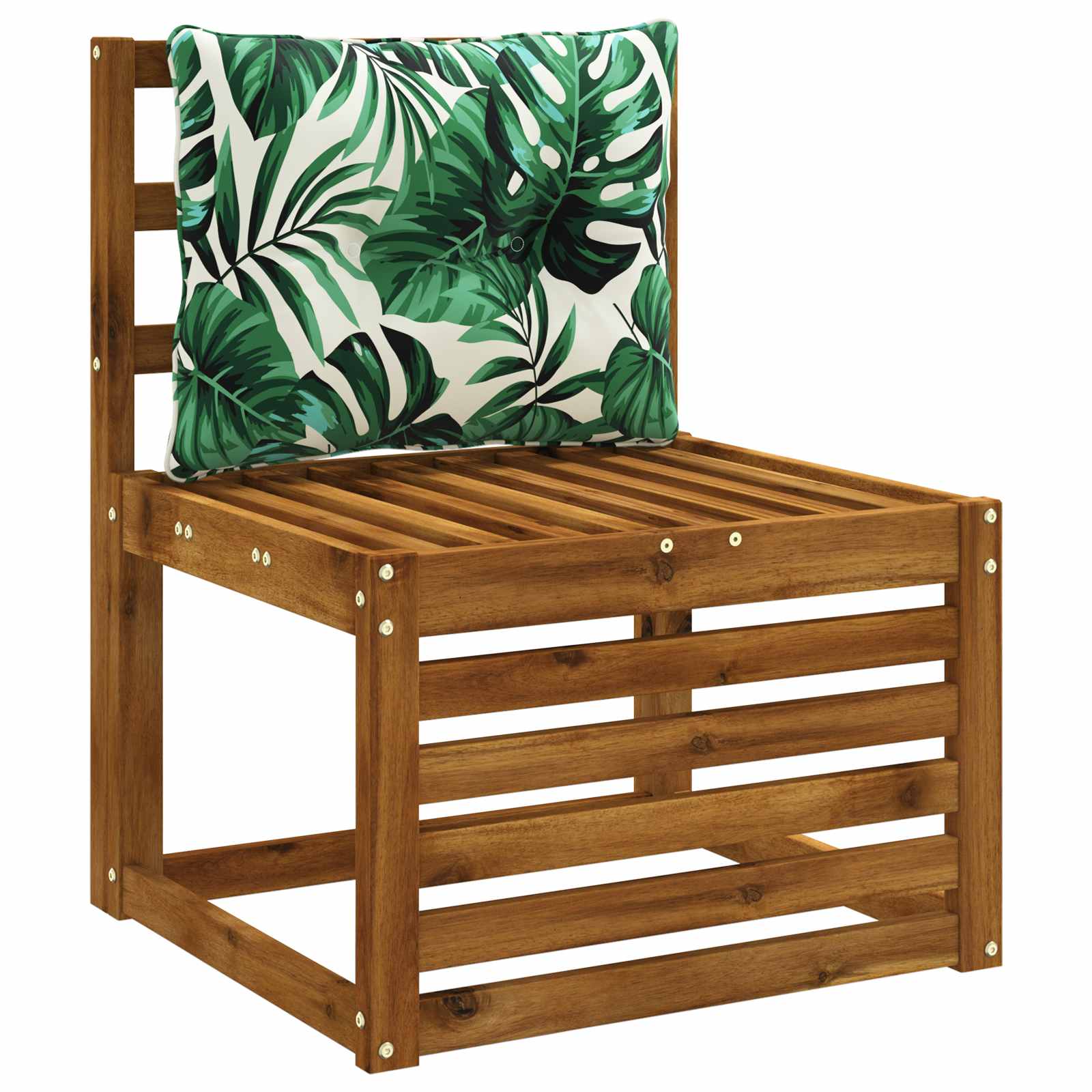 Rugkussen PUTTEN 100% Polyester Bladpatroon 60 x 40 x 10 cm image 3