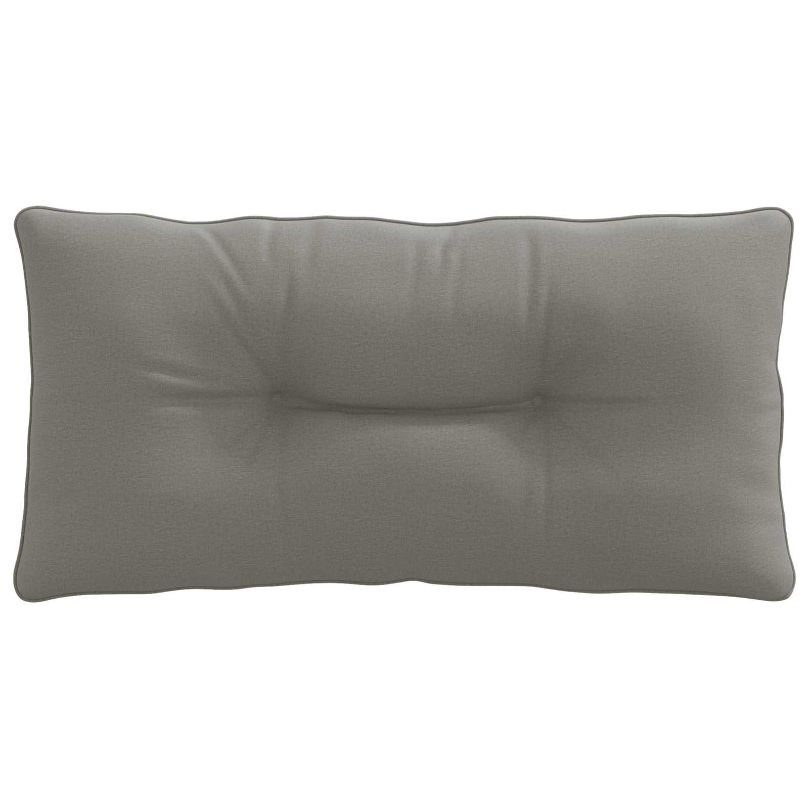 vidaXL Rugkussen PUTTEN 100% Polyester Grijs 70 x 40 x 10 cm, foto 4
