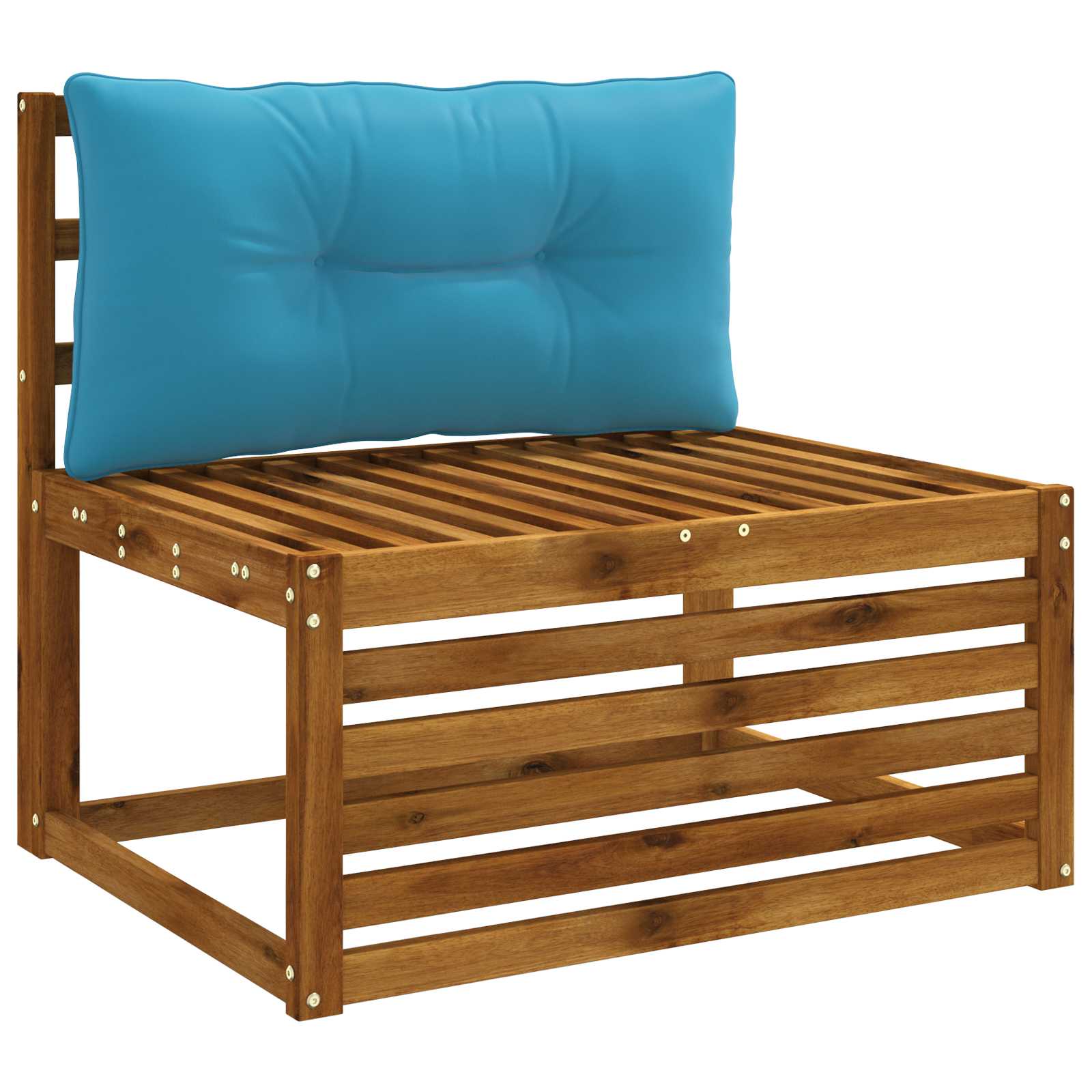 Rugkussen PUTTEN 100% Polyester Lichtblauw 70 x 40 x 10 cm image 3