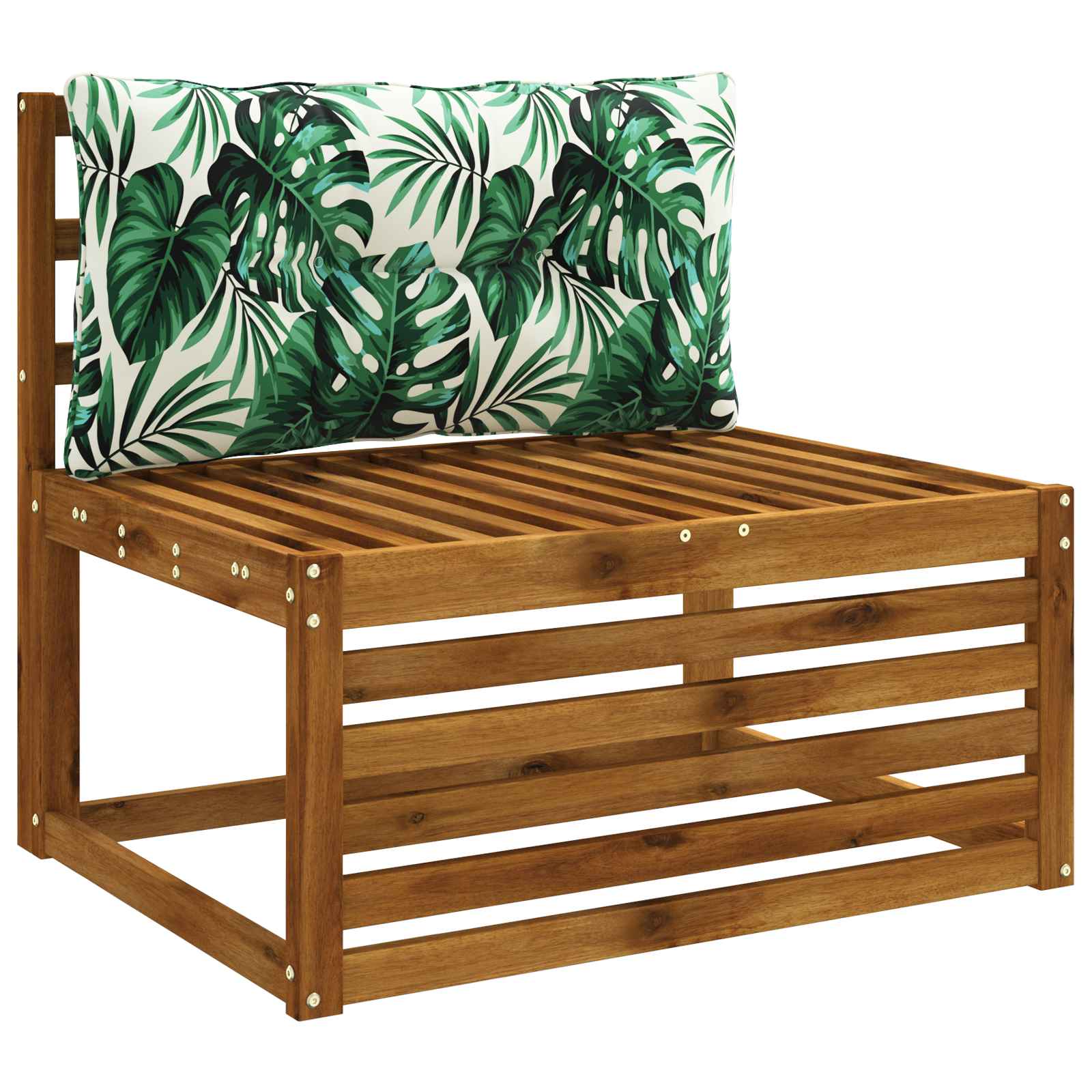 Rugkussen PUTTEN 100% Polyester Bladpatroon 70 x 40 x 10 cm image 3
