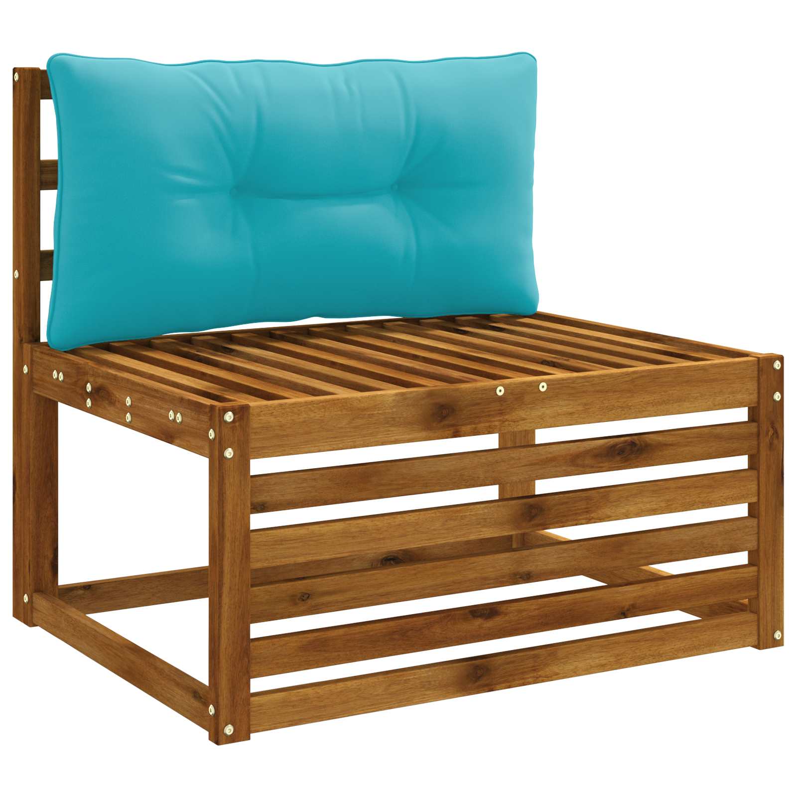 Rugkussen PUTTEN 100% Polyester Turquoise 70 x 40 x 10 cm image 3