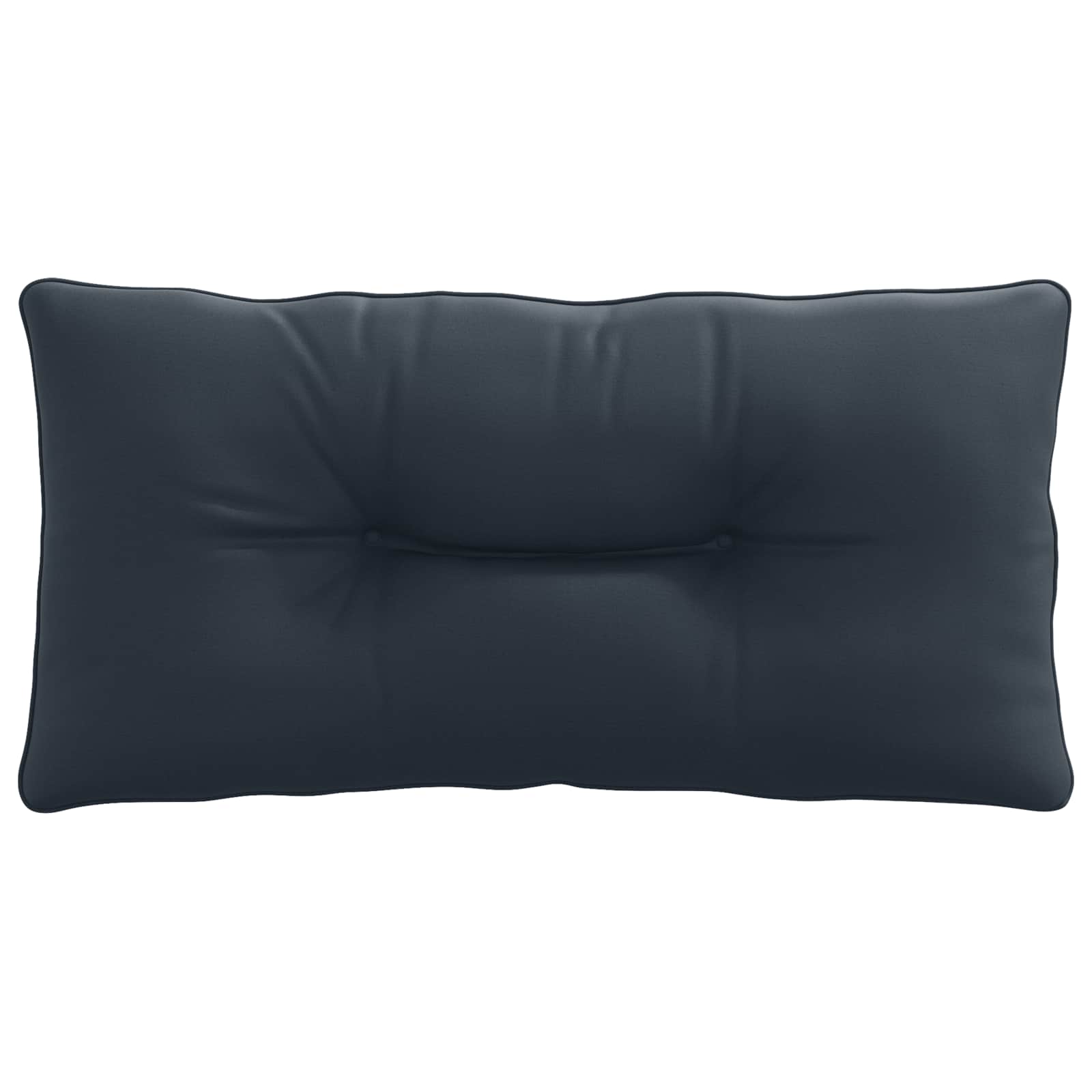 vidaXL Rugkussen PUTTEN 100% Polyester Donkerblauw 80 x 40 x 10 cm blauw, foto 4