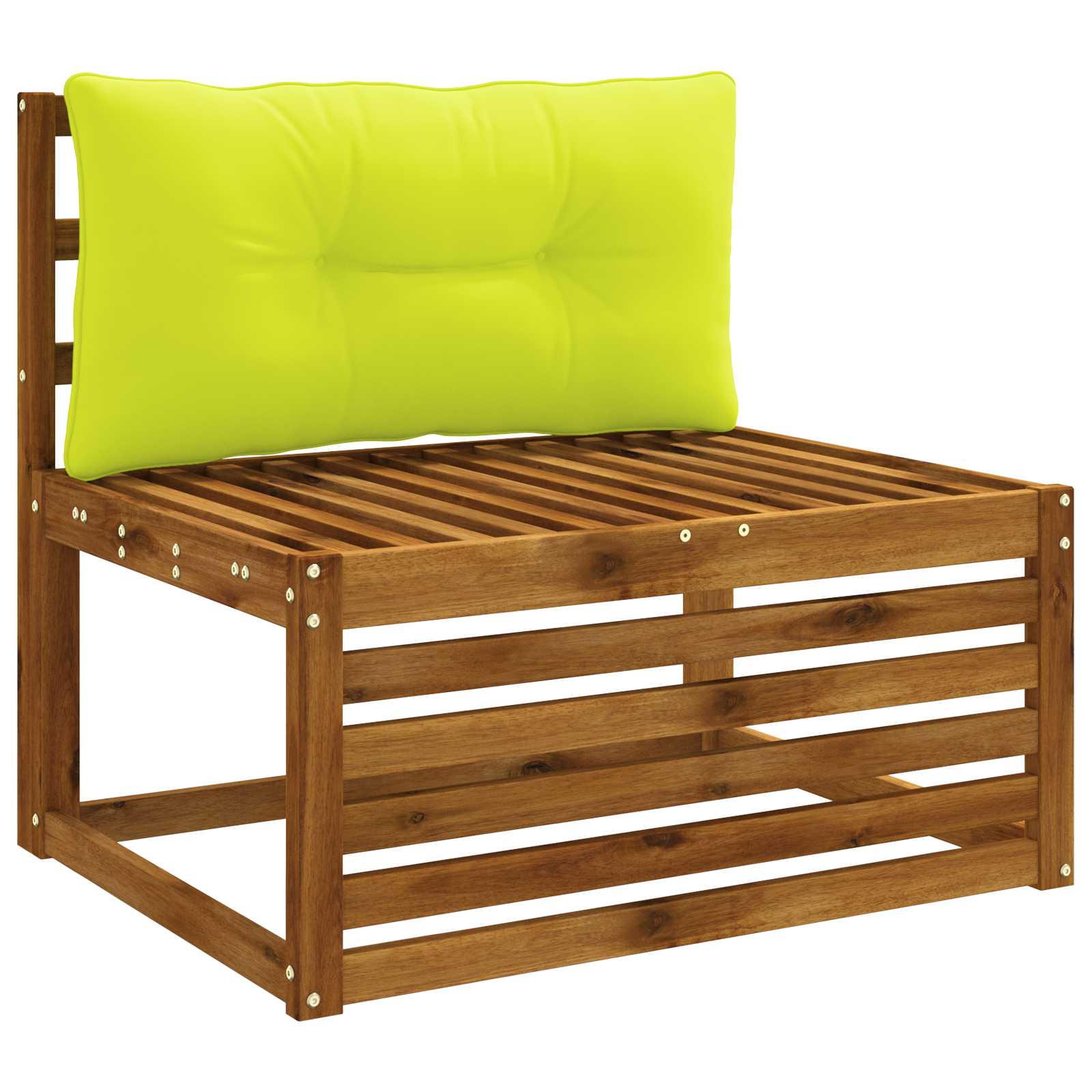 Rugkussen PUTTEN 100% Polyester Helder groen 80 x 40 x 10 cm image 3