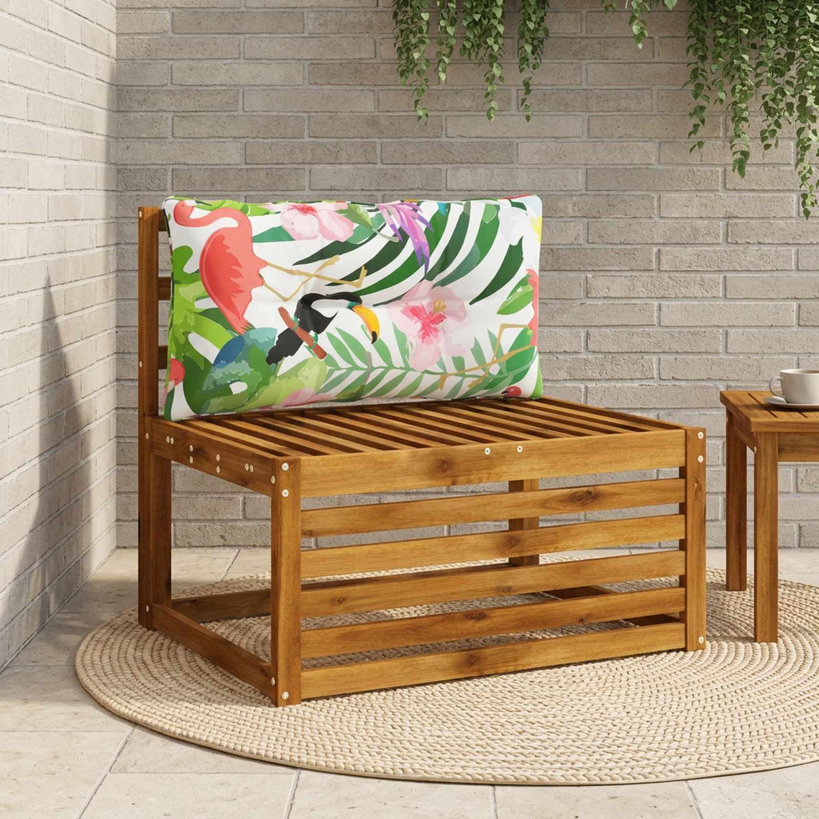 Rugkussen PUTTEN 100% Polyester Meerkleurig 70 x 40 x 10 cm image 1