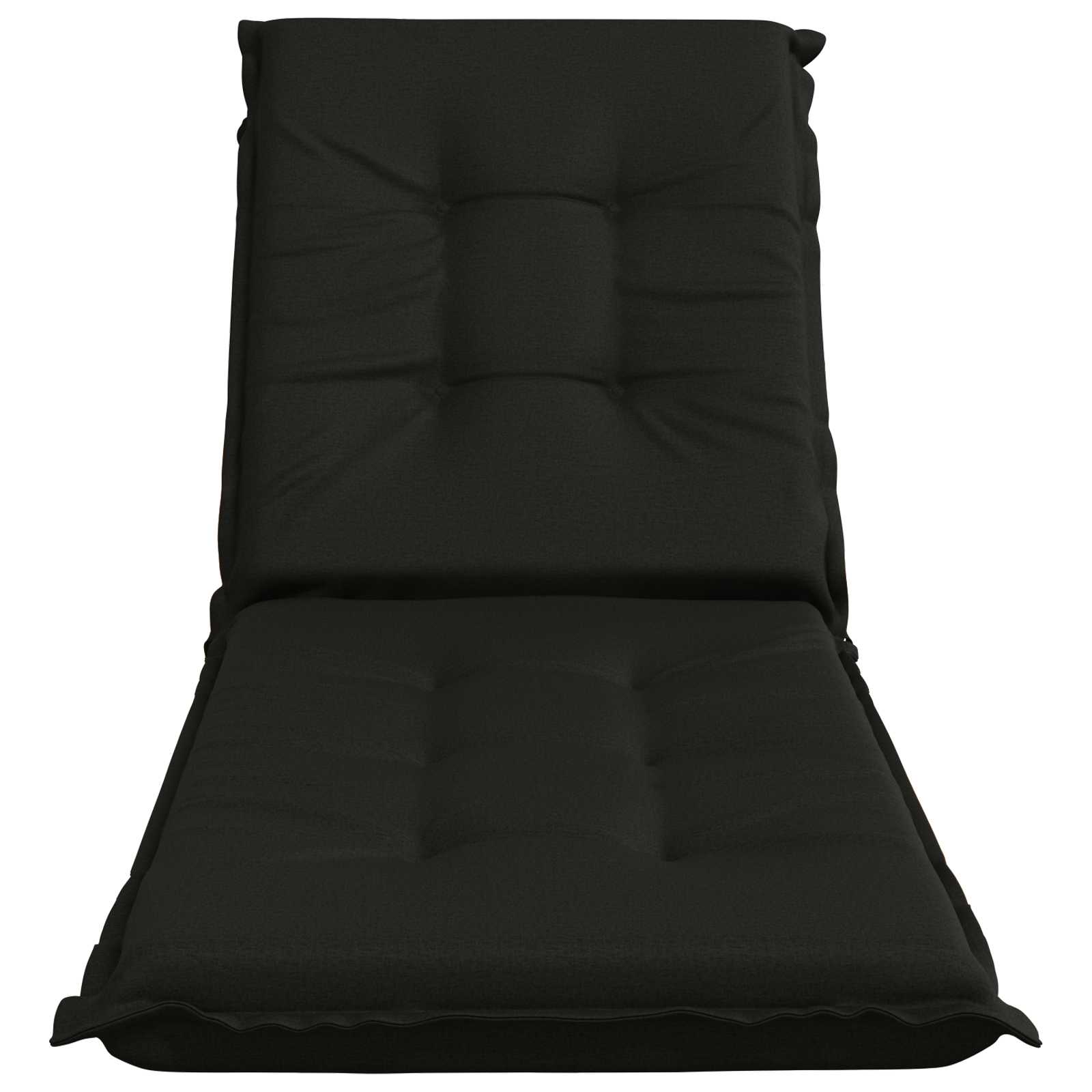 Ligstoel Kussen GEMERT 100% Polyester Zwart 190 x 50 x 9 cm image 4