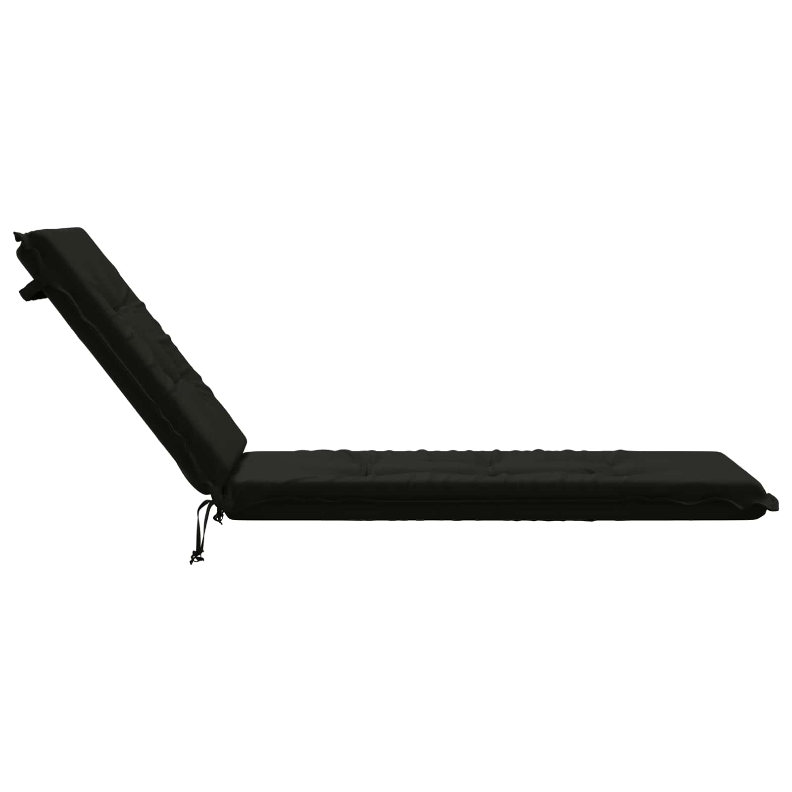 Ligstoel Kussen GEMERT 100% Polyester Zwart 190 x 50 x 9 cm image 5