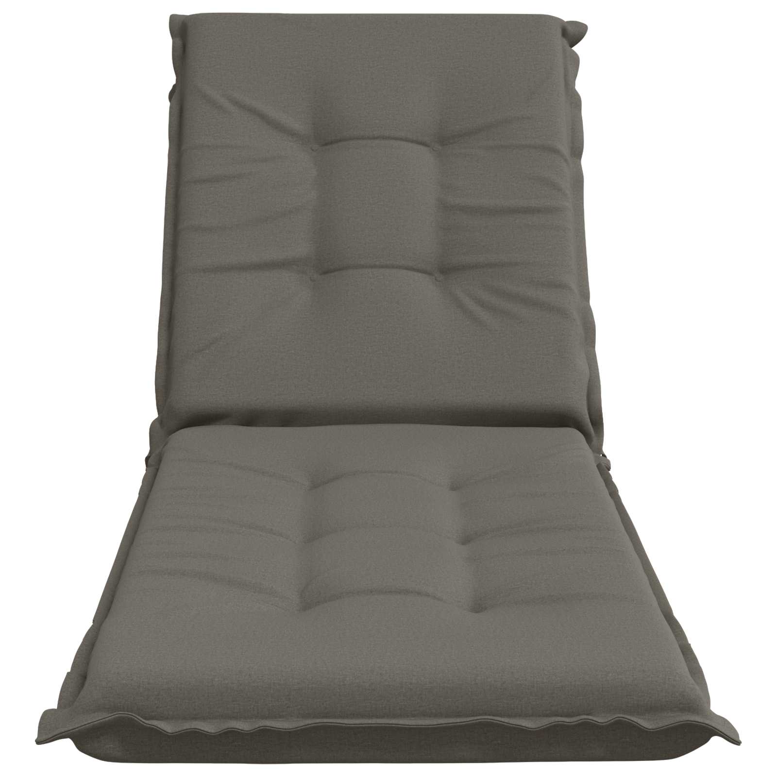 Ligstoel Kussen GEMERT 100% Polyester Grijs 190 x 50 x 9 cm image 4