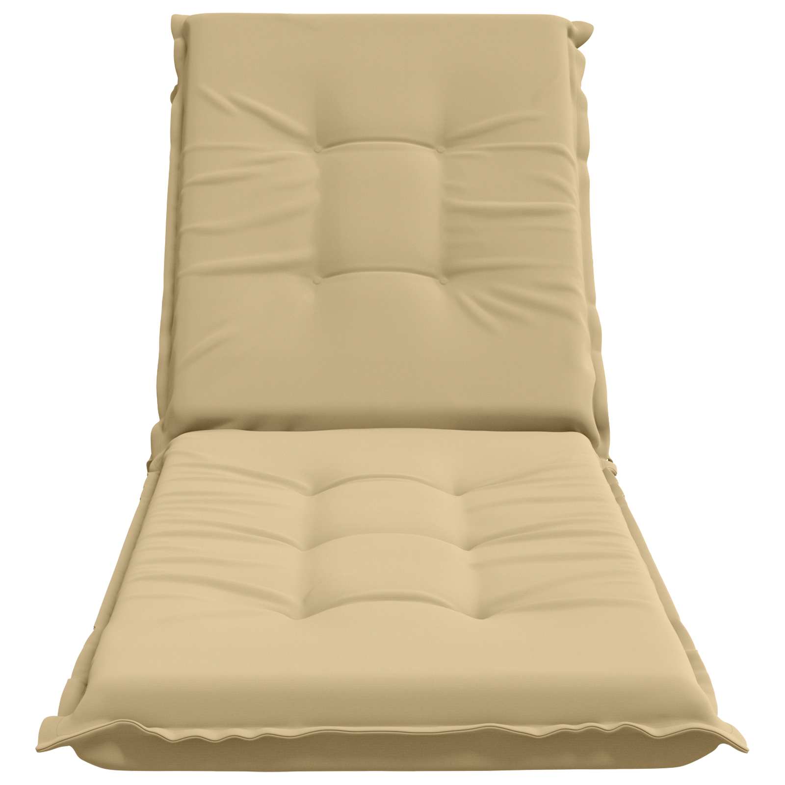Ligstoel Kussen GEMERT 100% Polyester Beige 190 x 50 x 9 cm image 4