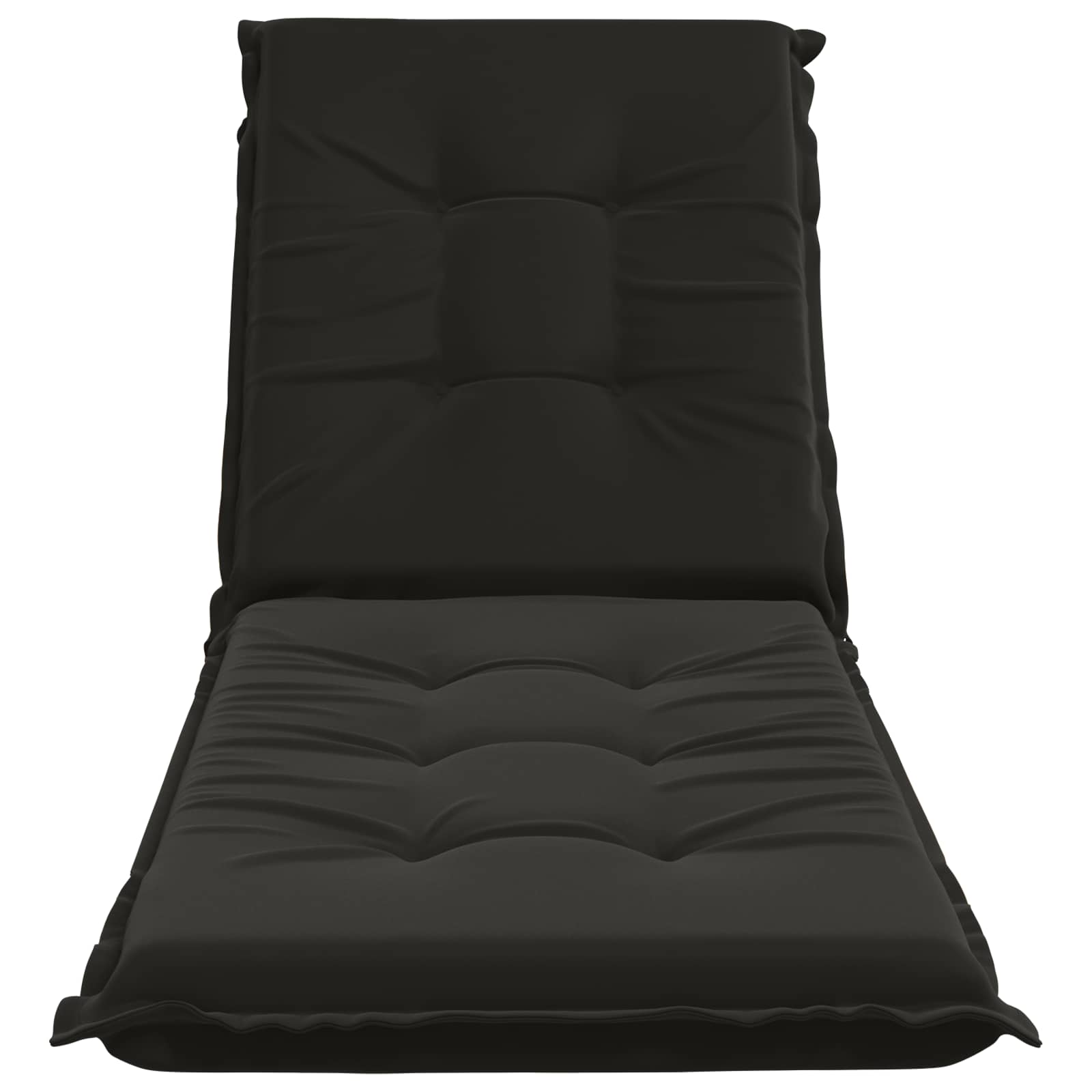 Ligstoel Kussen GEMERT 100% Polyester Zwart 190 x 50 x 9 cm image 4