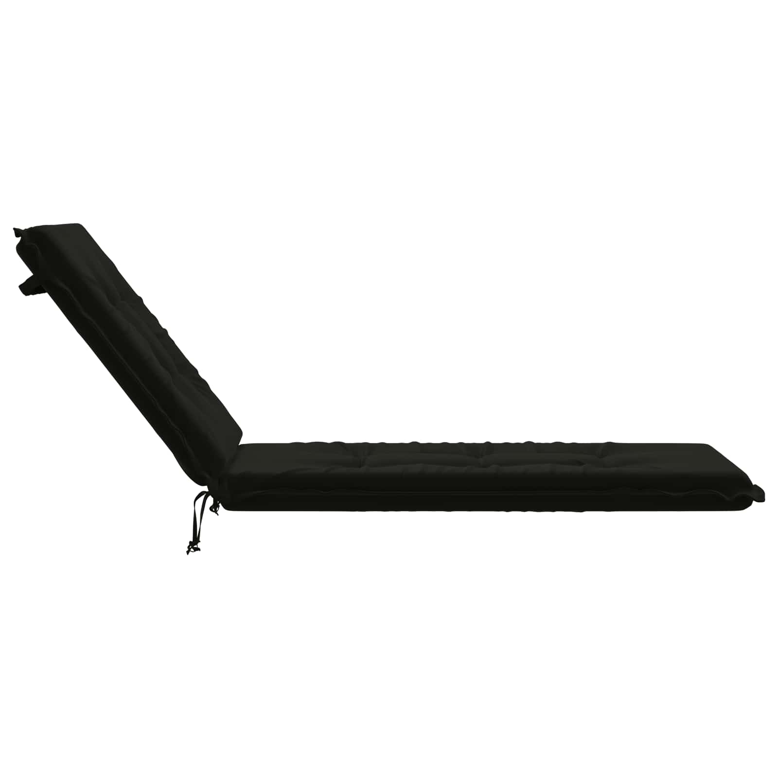 Ligstoel Kussen GEMERT 100% Polyester Zwart 190 x 50 x 9 cm image 5